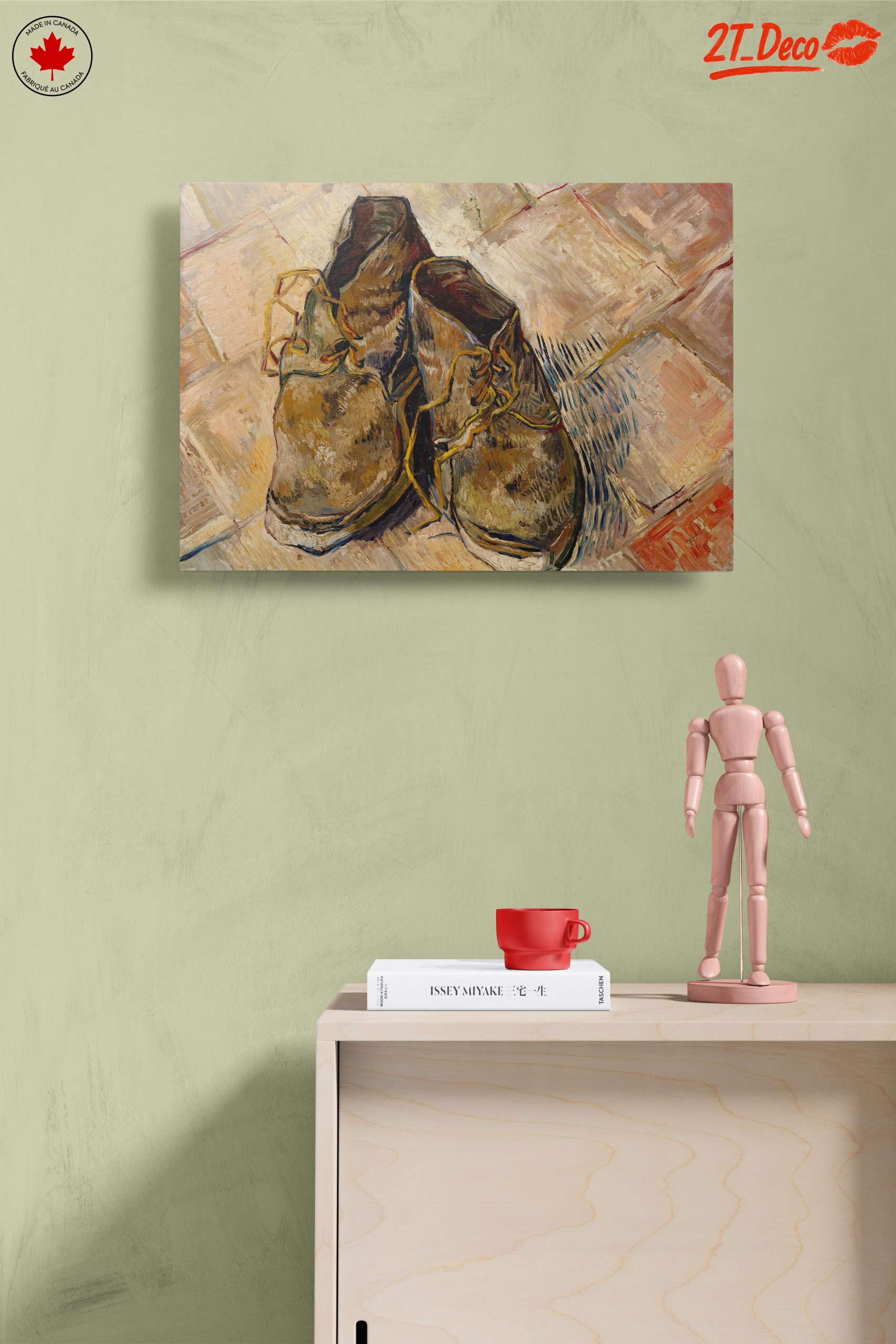 Classic Painting of Worn-Out Shoes - Image 14