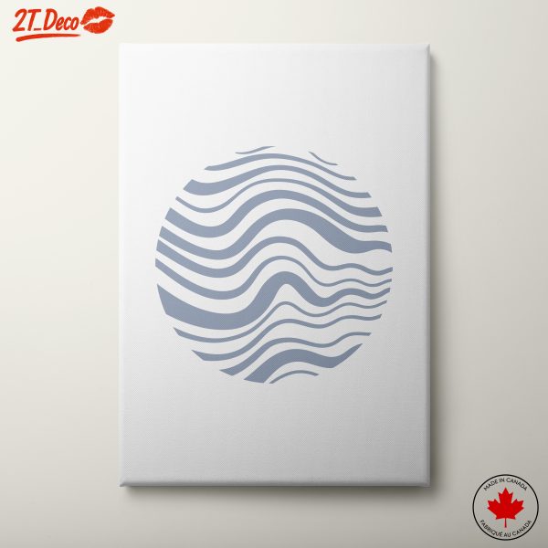 Modern Abstract Wave Art