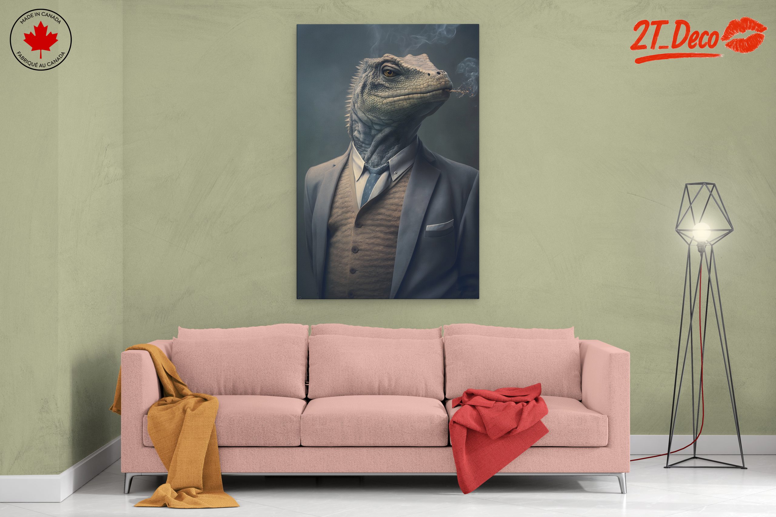 Dapper Lizard in a Suit - Image 2
