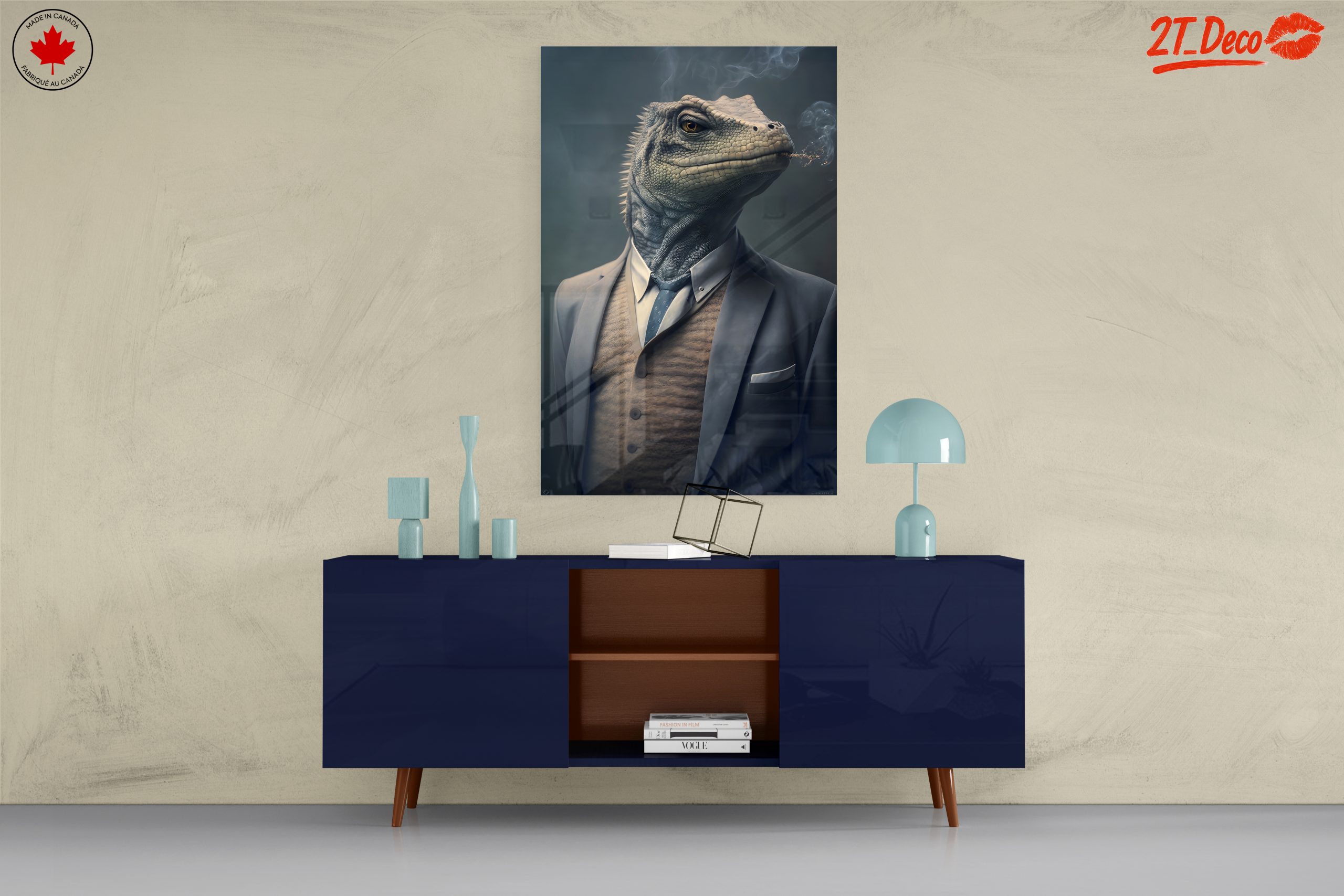 Dapper Lizard in a Suit - Image 8