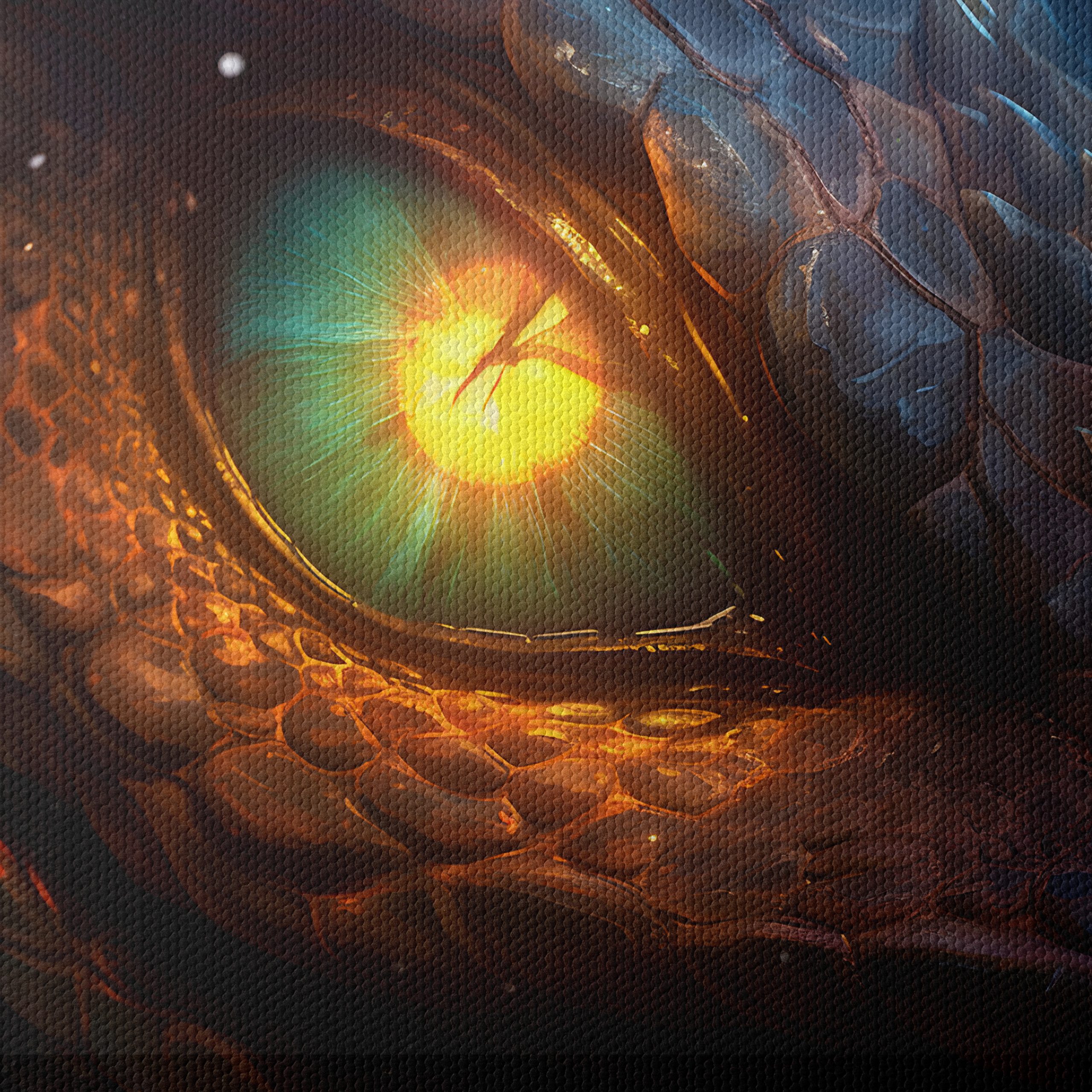 Majestic Dragon Eye Fantasy Art - Image 4