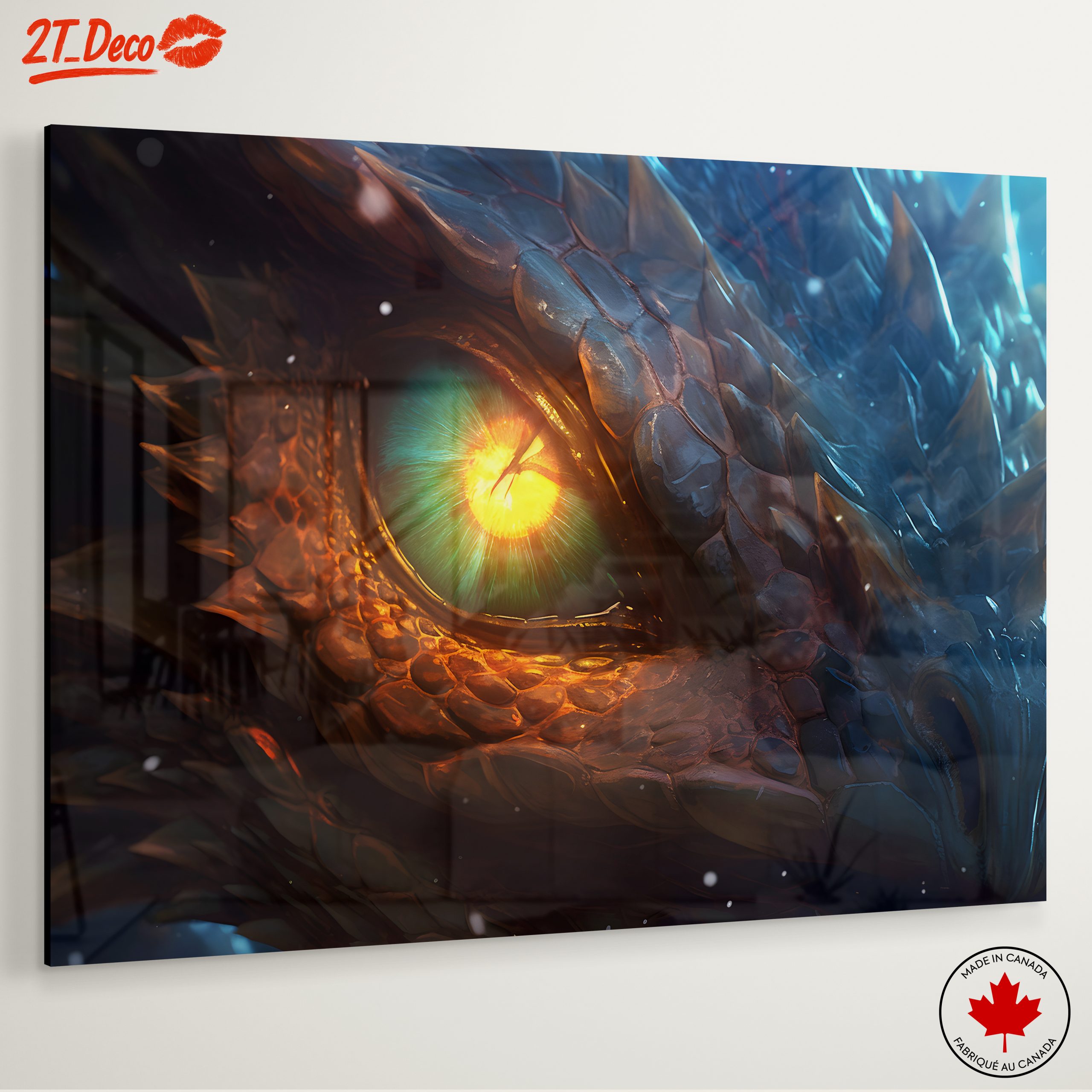 Majestic Dragon Eye Fantasy Art - Image 6