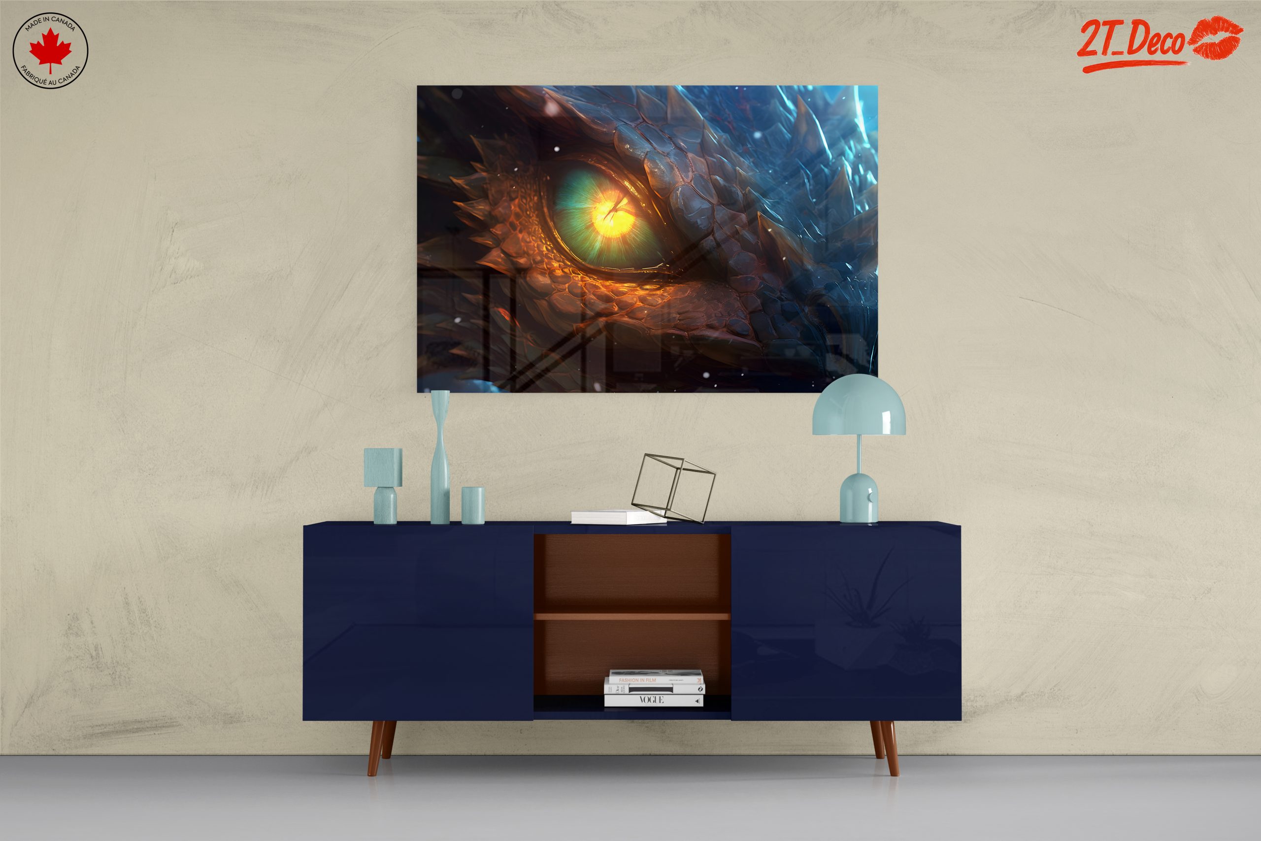 Majestic Dragon Eye Fantasy Art - Image 8