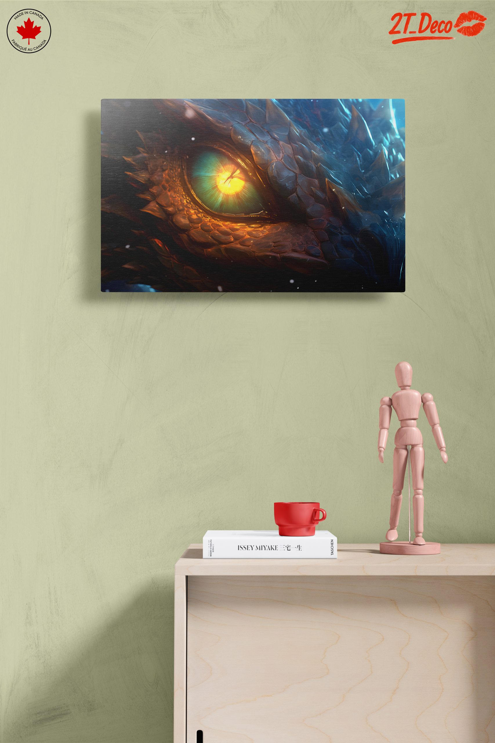 Majestic Dragon Eye Fantasy Art - Image 14