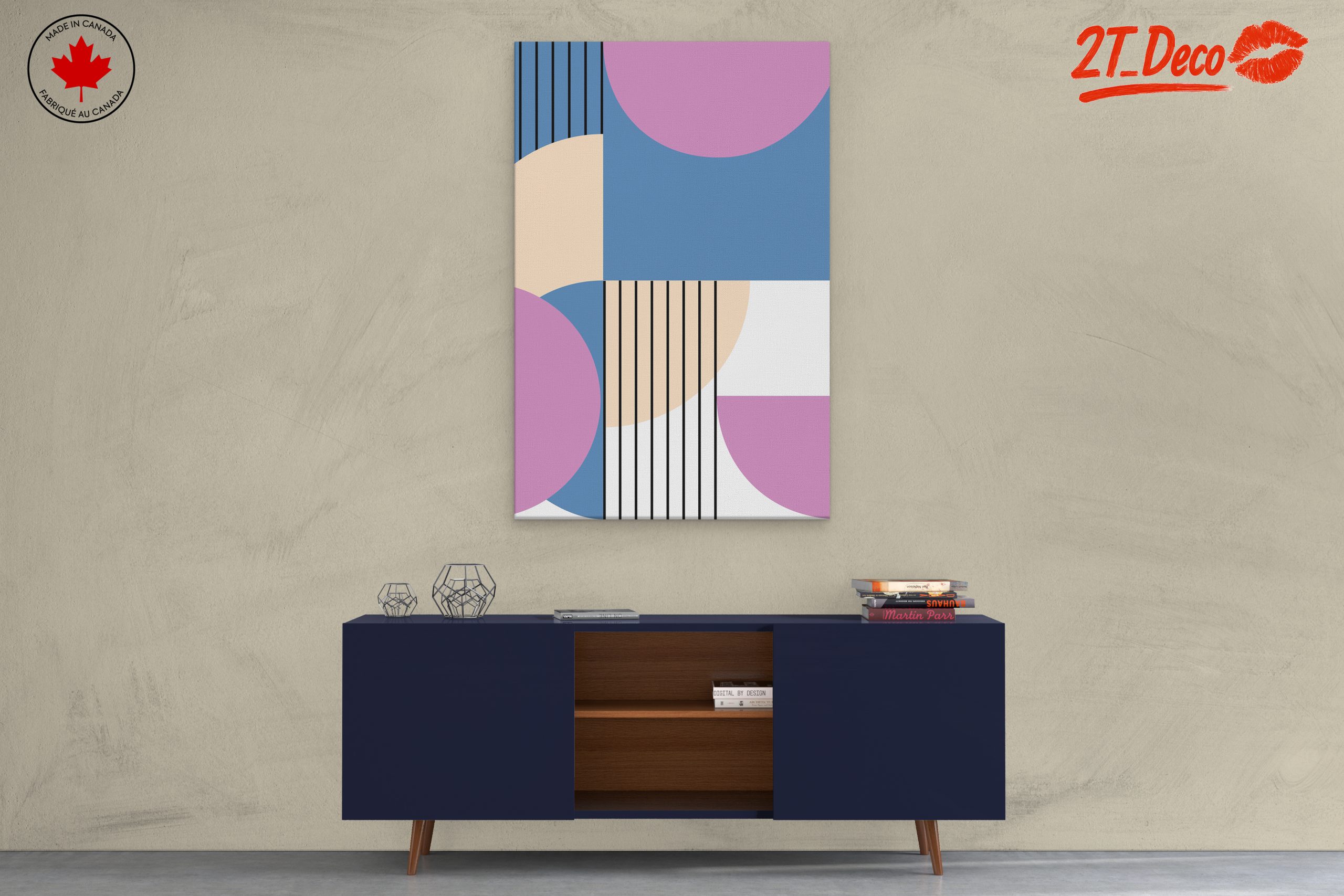 Modern Geometric Abstract Artwork 5 - Image 3