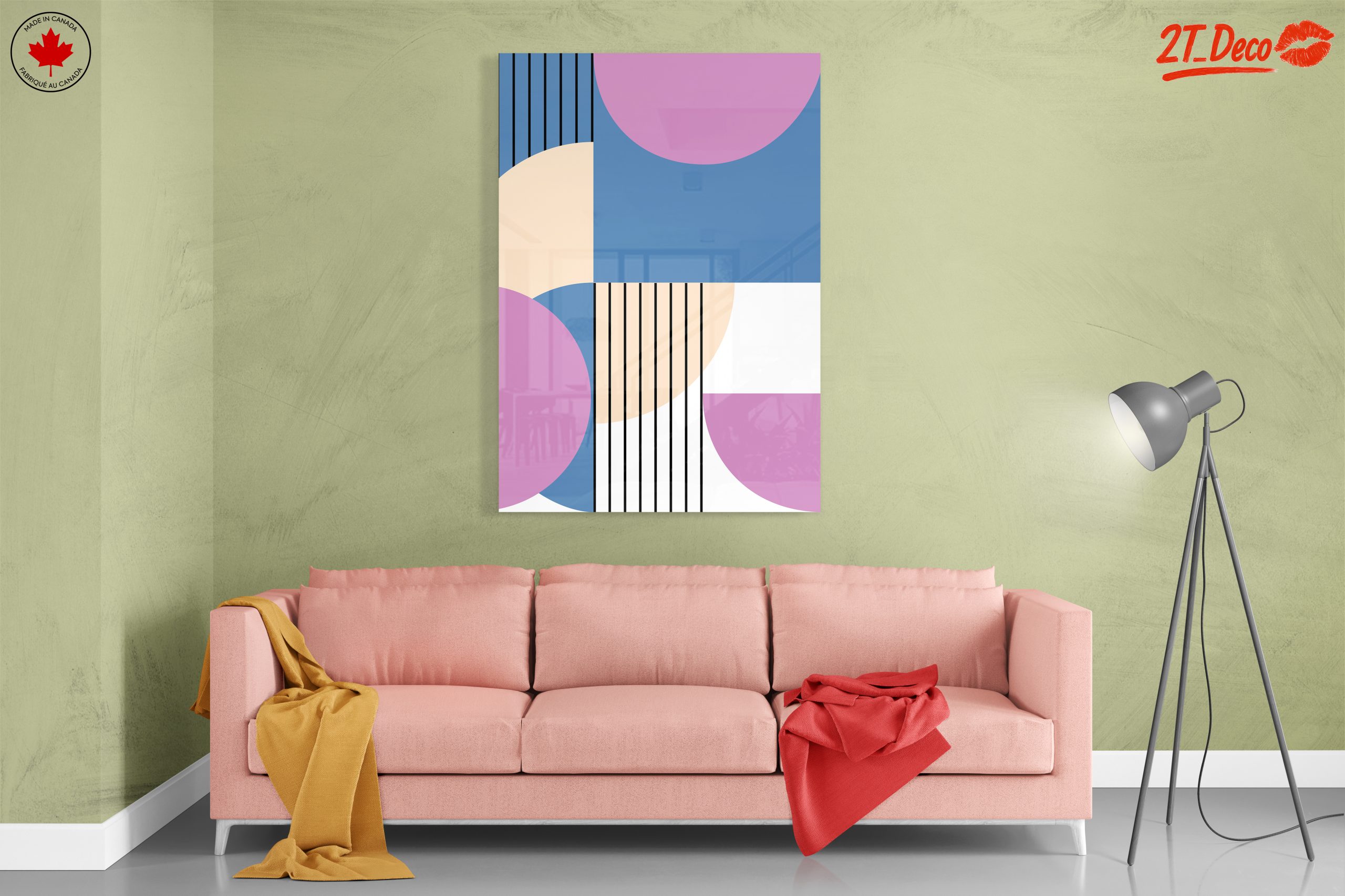 Modern Geometric Abstract Artwork 5 - Image 7