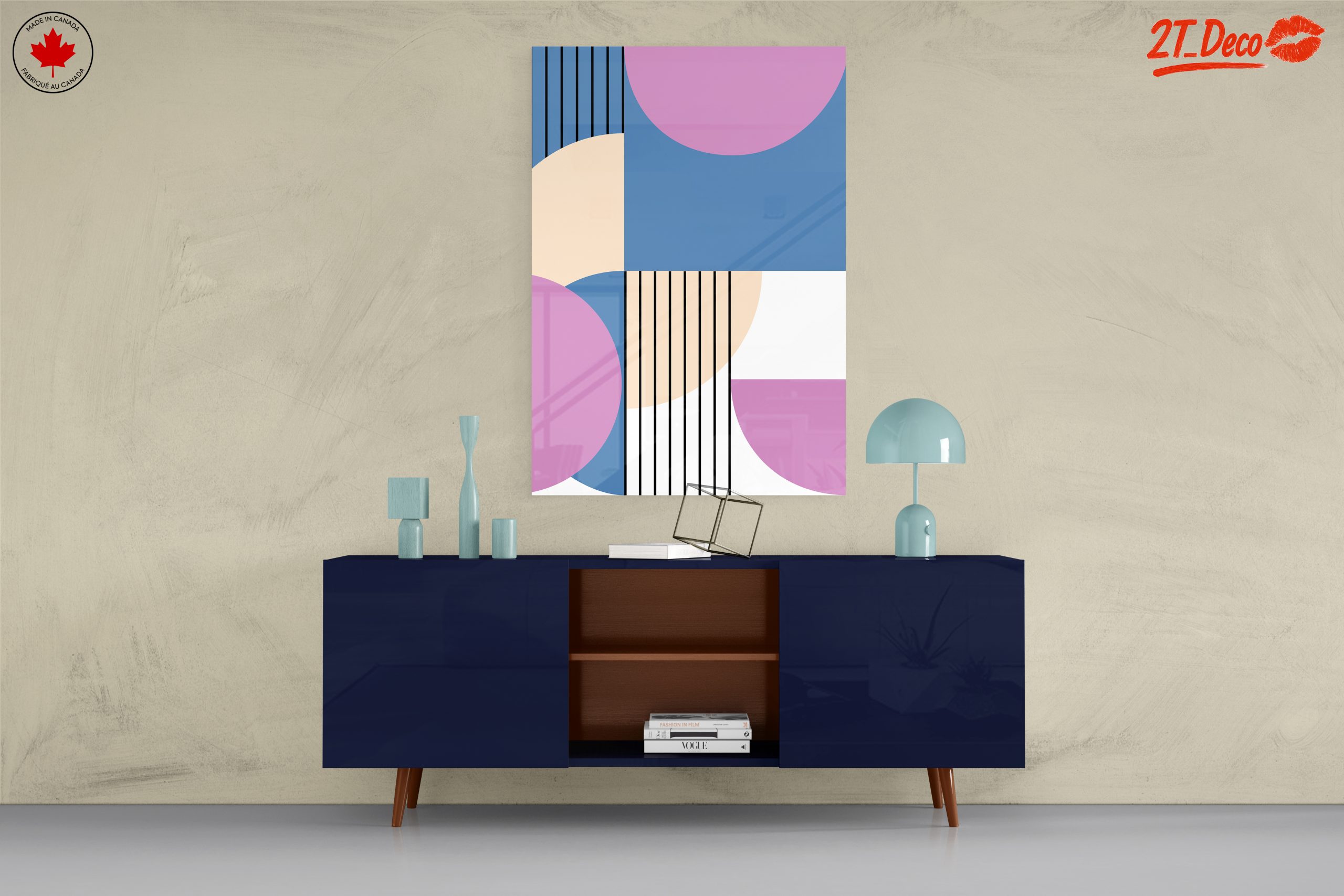 Modern Geometric Abstract Artwork 5 - Image 8