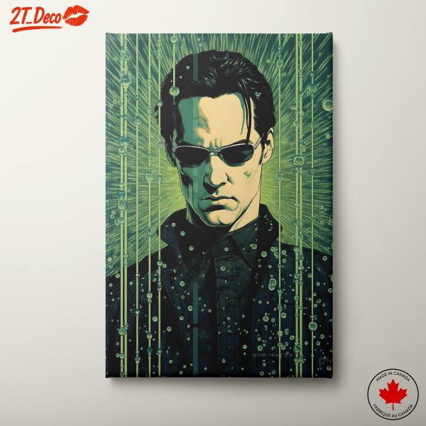 Contemporary Character Art Featuring Iconic Sci-Fi Hero