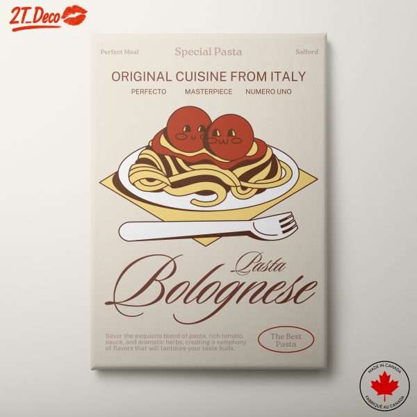 Vibrant Pasta Bolognese Artwork