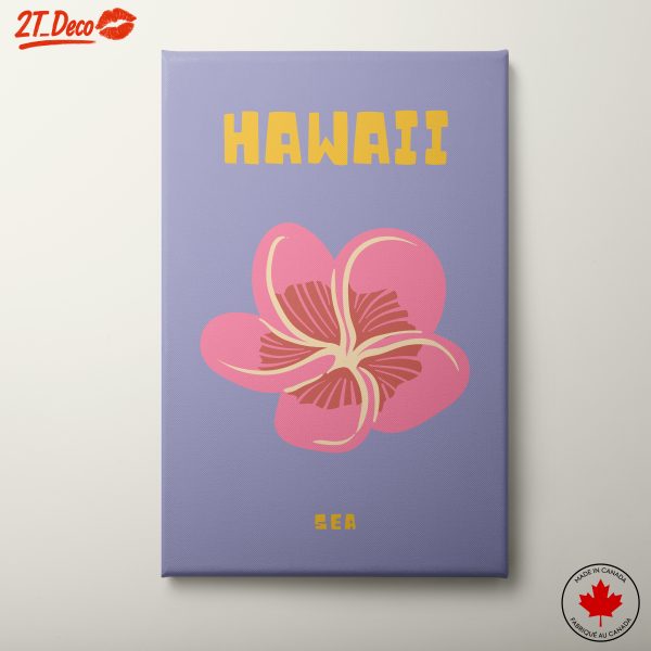 Hawaiian Floral Art with Tropical Vibes