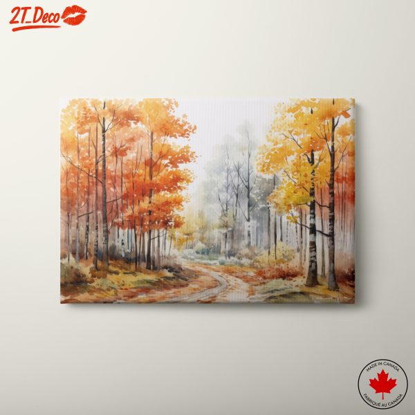 Vibrant Abstract Autumn Landscape