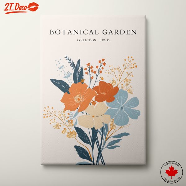 Stylized Botanical Garden Artwork 3
