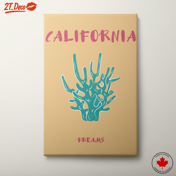 California Dreams Coral Art