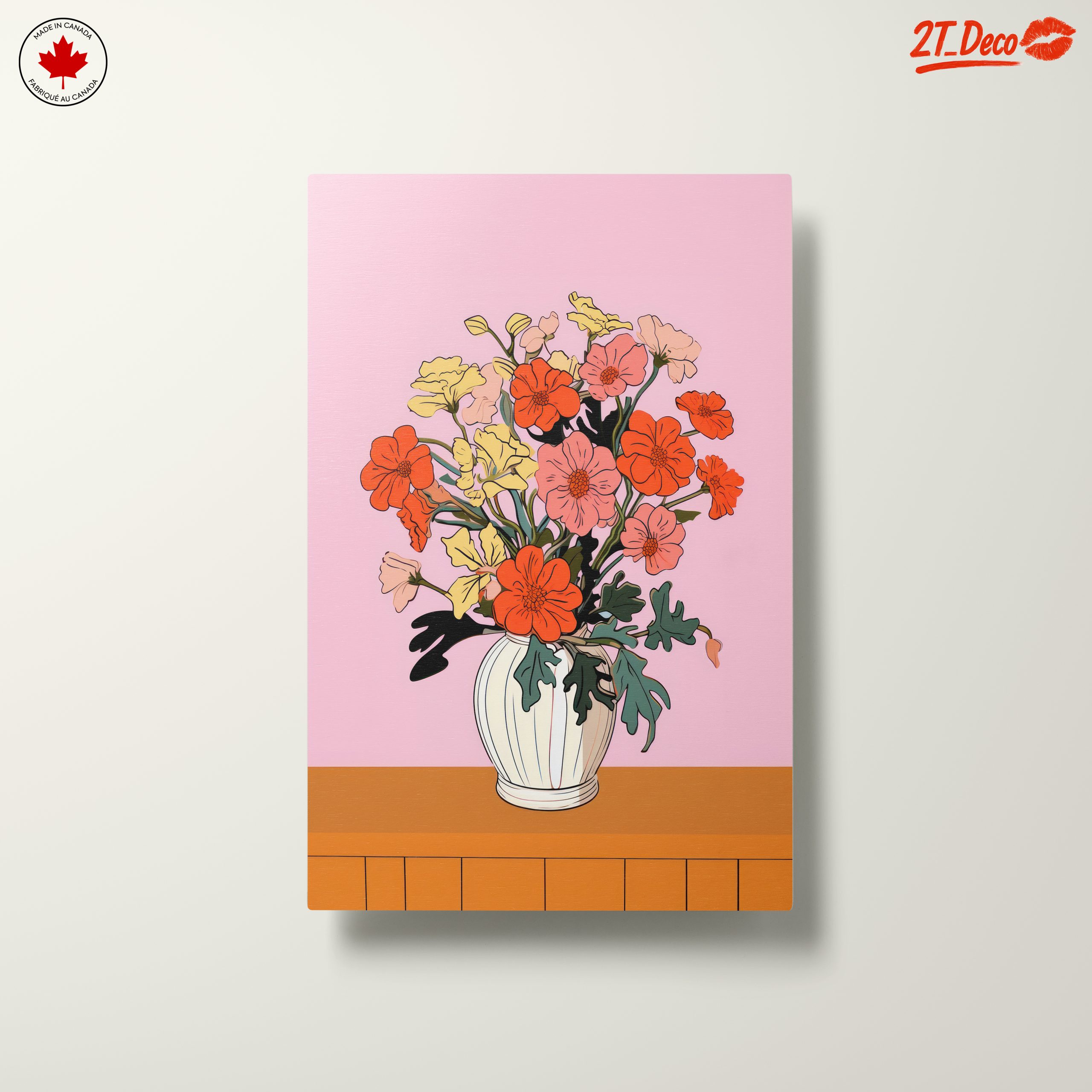 Colorful Floral Arrangement in a Vase - Image 10