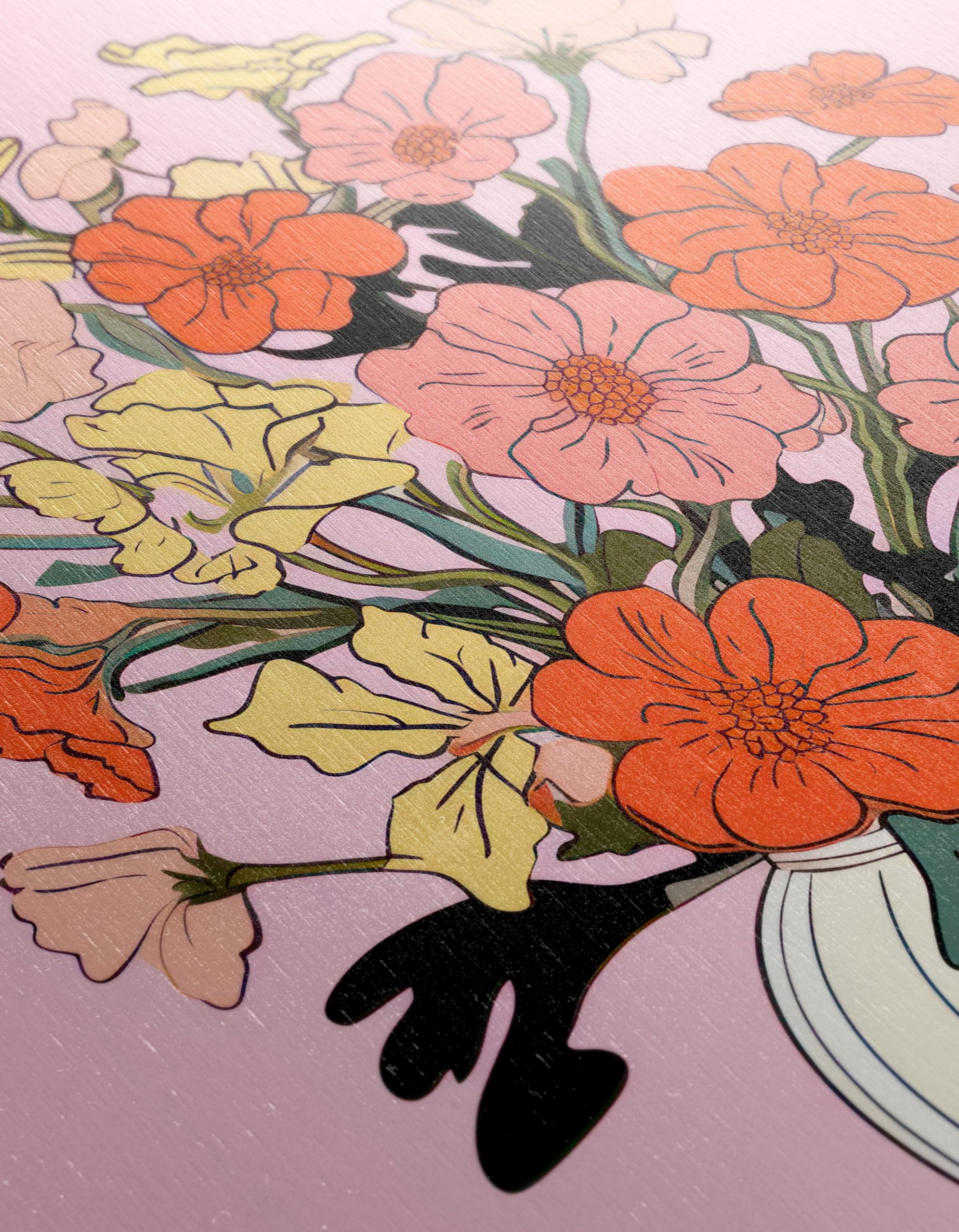 Colorful Floral Arrangement in a Vase - Image 12