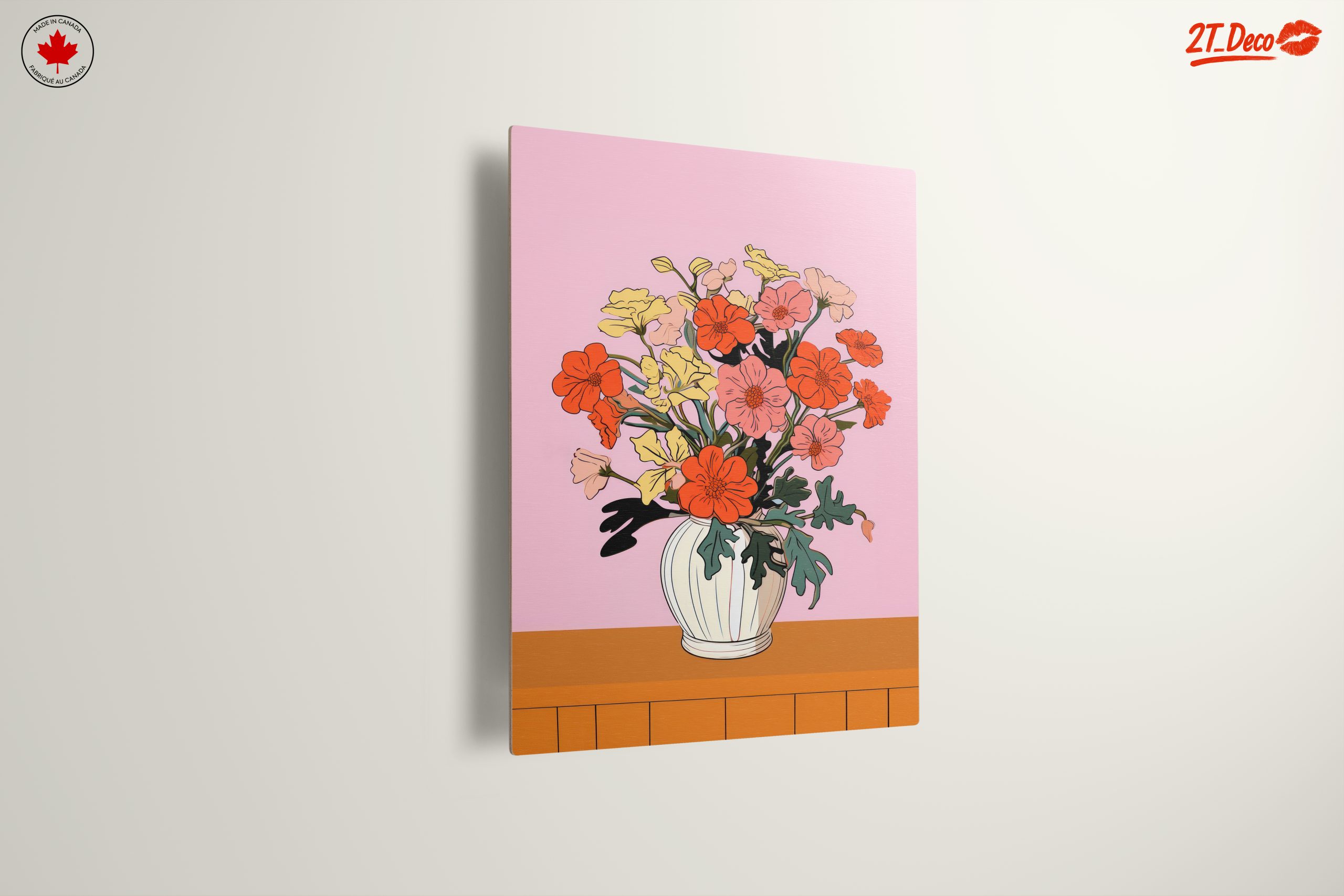Colorful Floral Arrangement in a Vase - Image 13