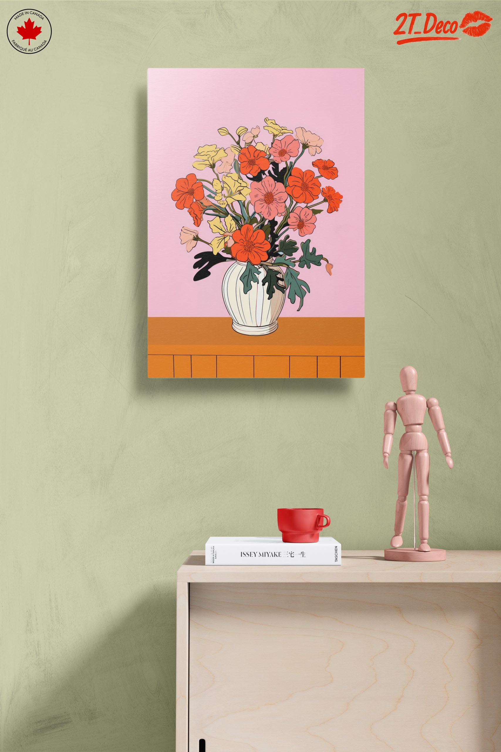 Colorful Floral Arrangement in a Vase - Image 14