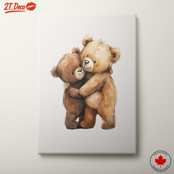 Adorable Bear Hug Art