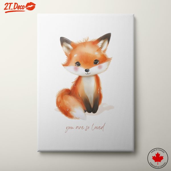 Adorable Fox Illustration You Are So Loved