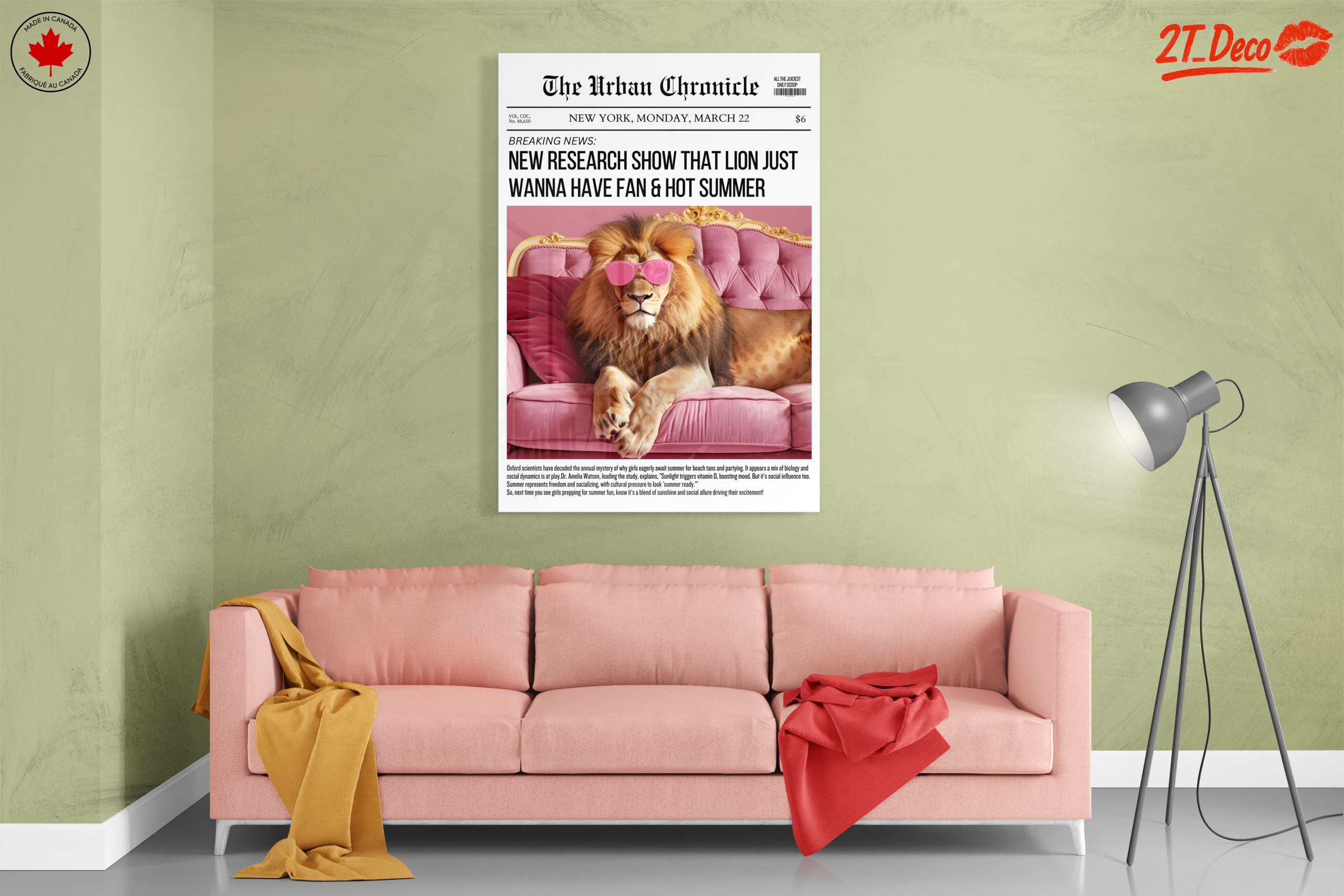 Lion in Sunglasses Embracing Summer Vibes - Image 7