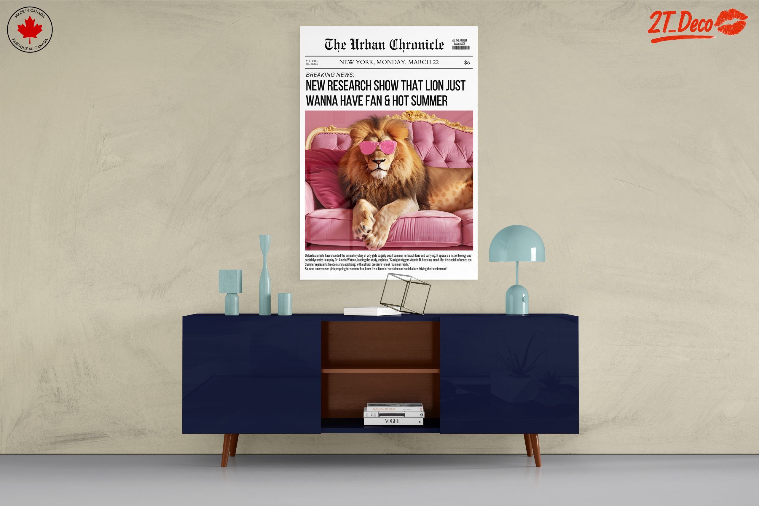 Lion in Sunglasses Embracing Summer Vibes - Image 8