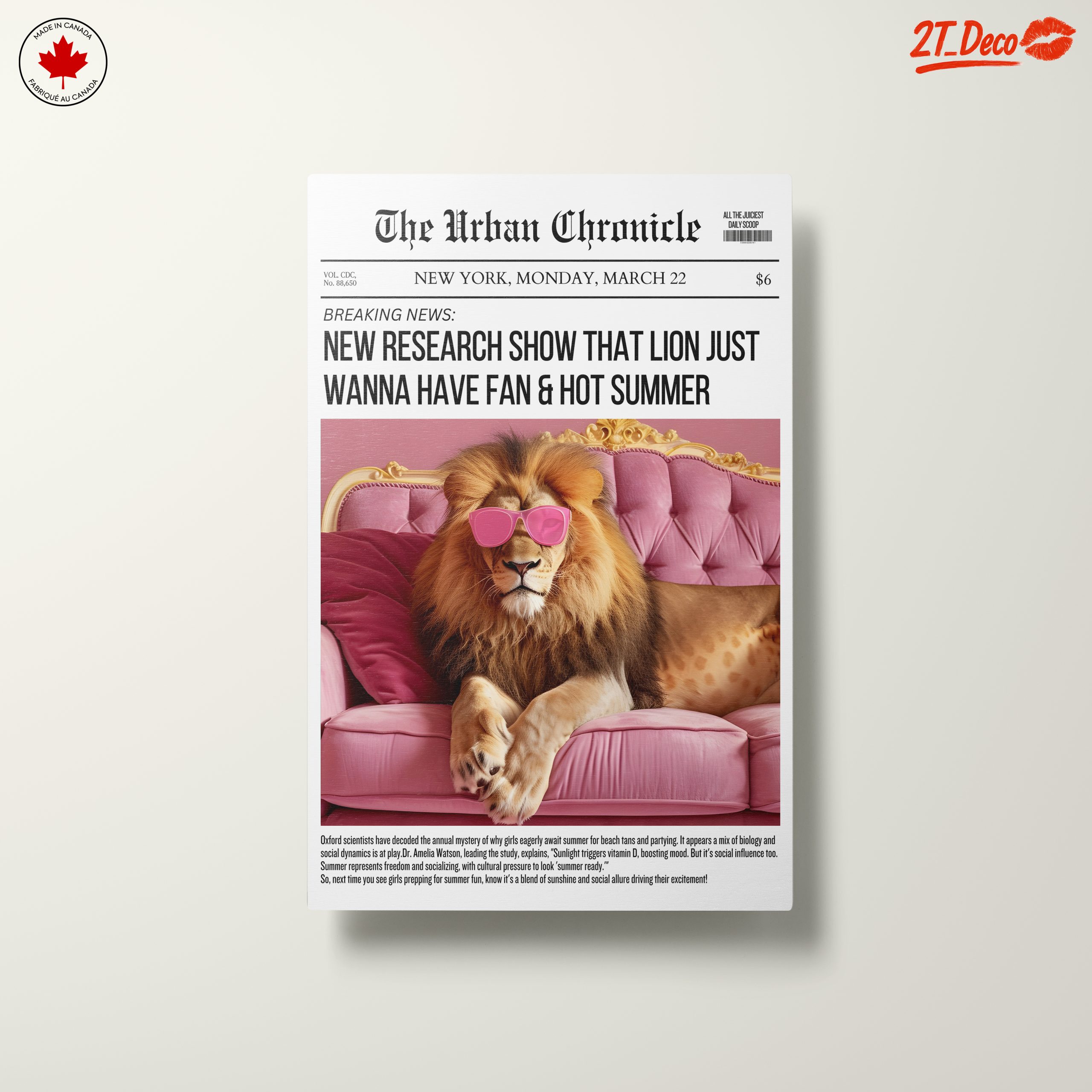 Lion in Sunglasses Embracing Summer Vibes - Image 10