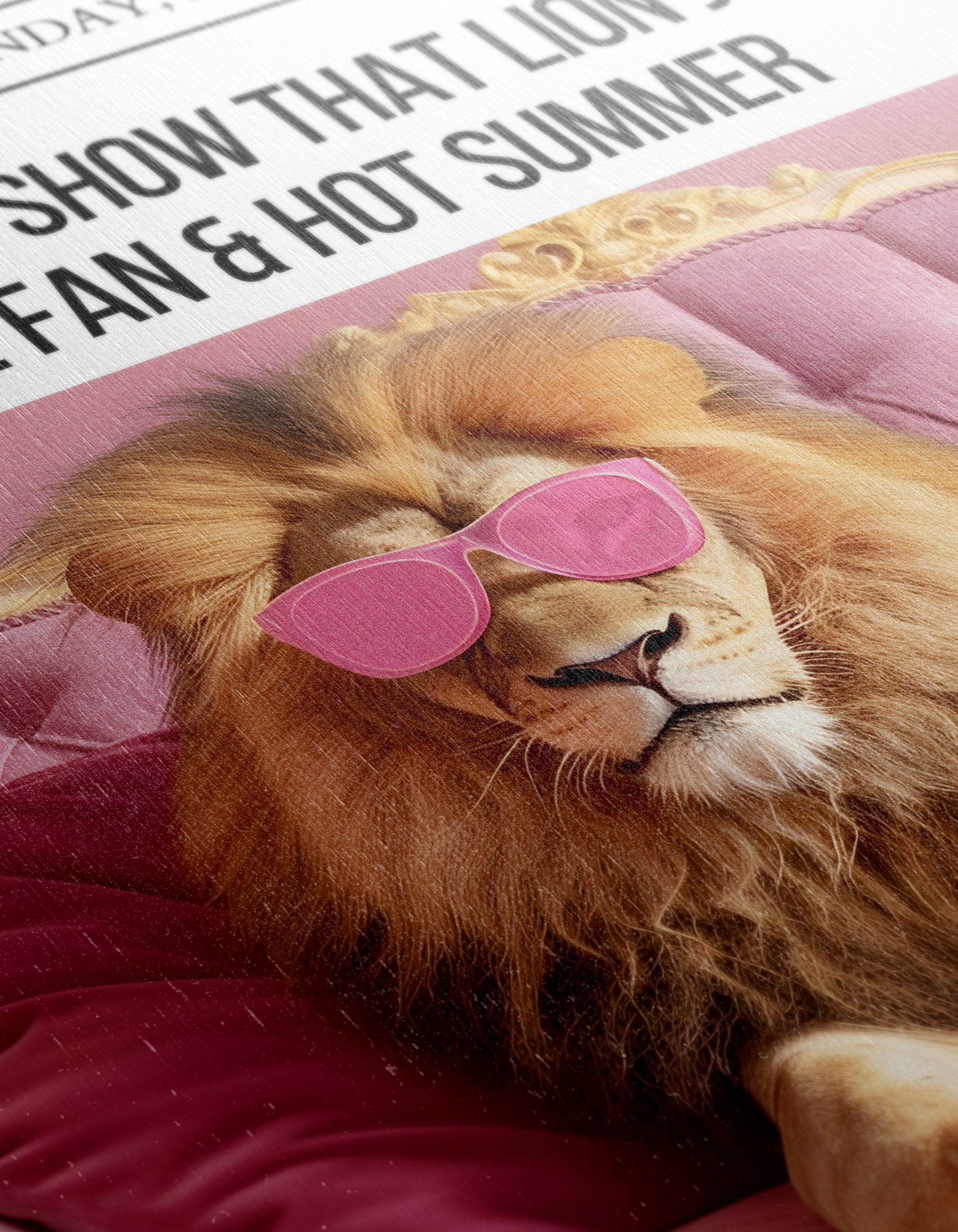 Lion in Sunglasses Embracing Summer Vibes - Image 12