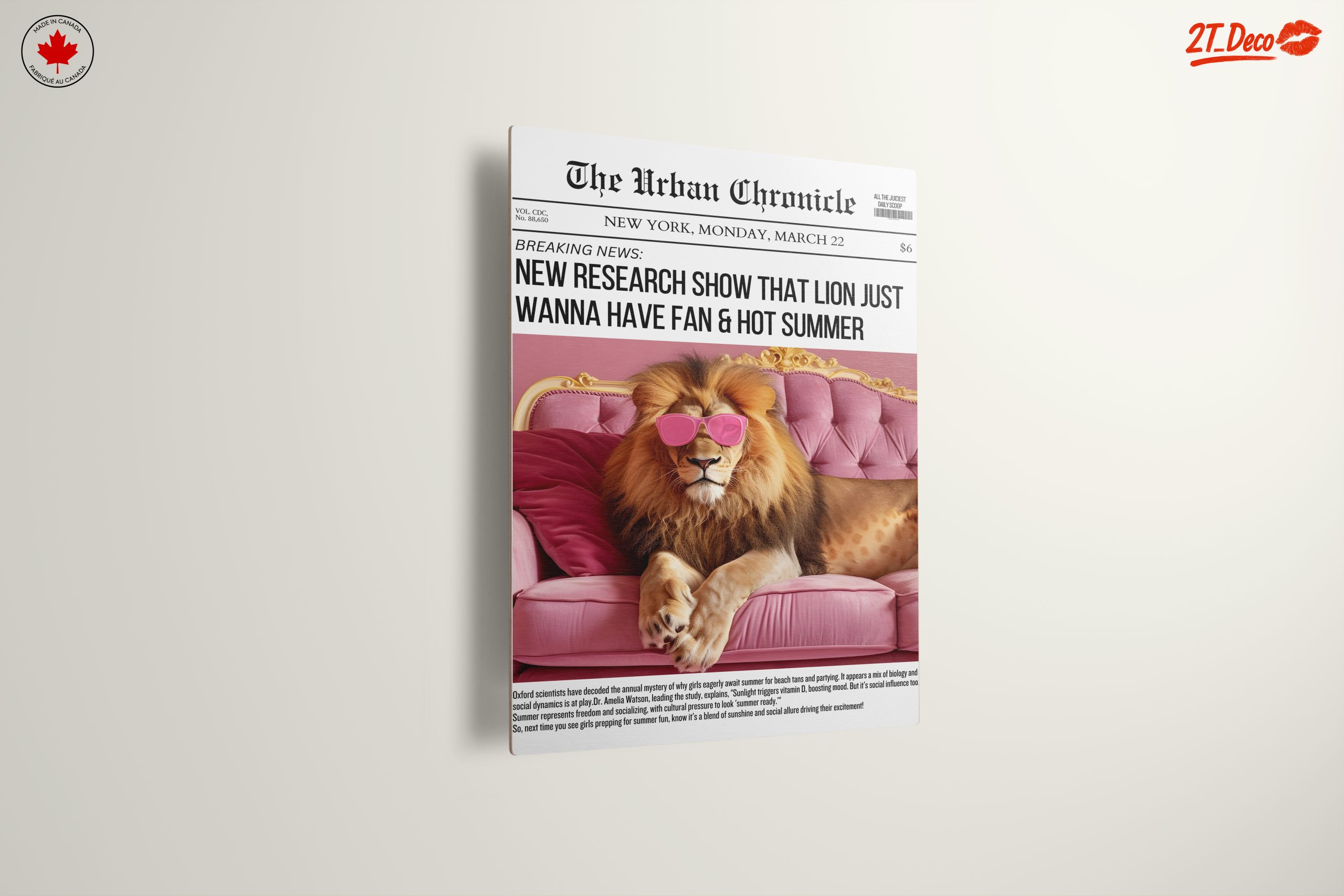 Lion in Sunglasses Embracing Summer Vibes - Image 13