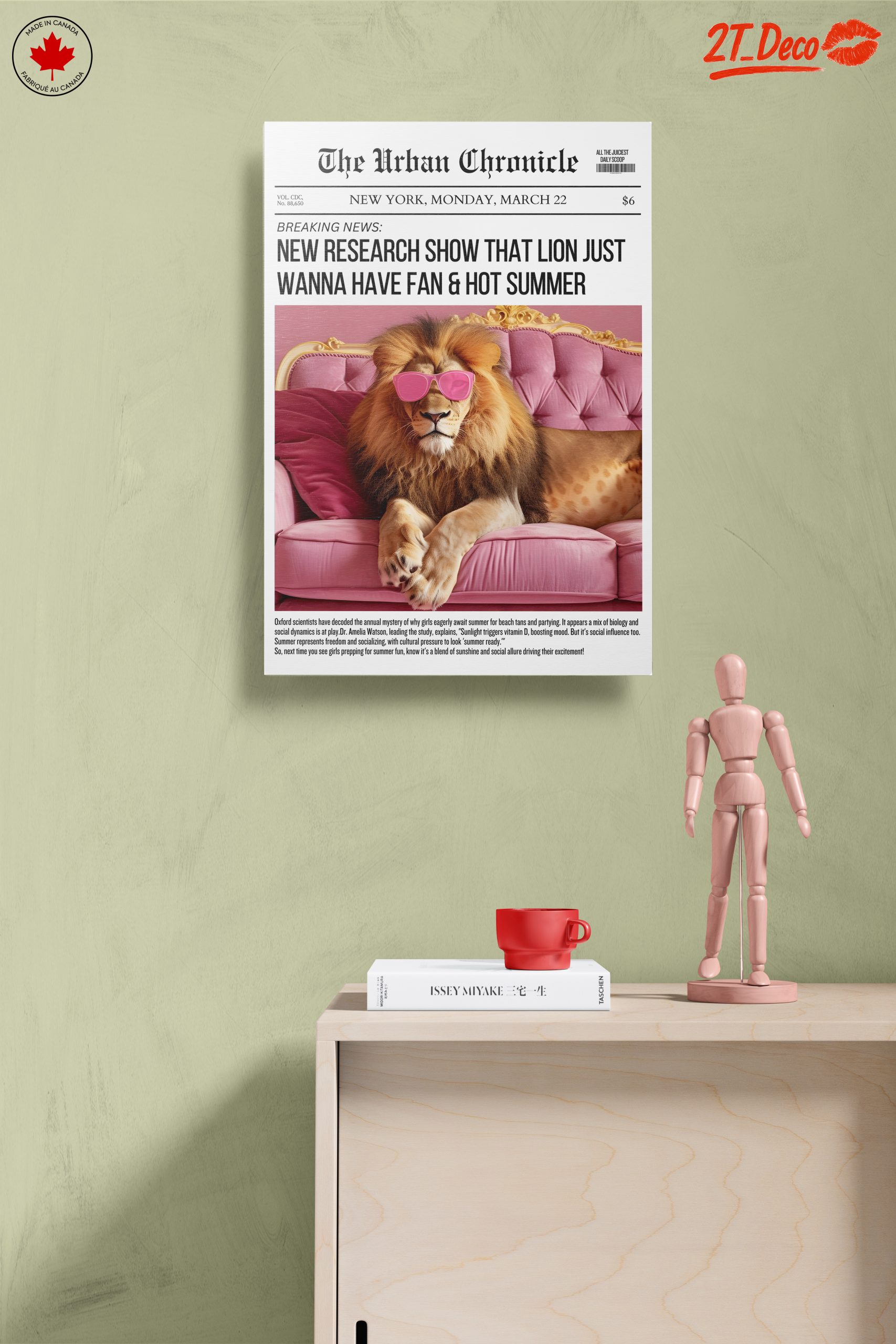 Lion in Sunglasses Embracing Summer Vibes - Image 14