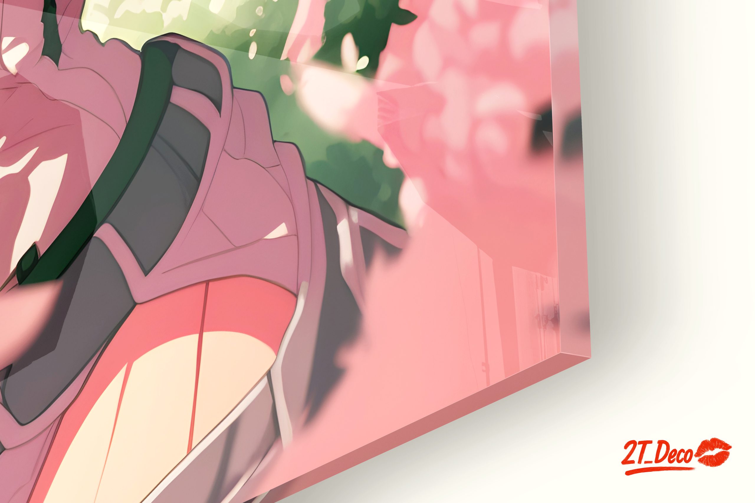 Dynamic Naruto Character Artwork with Cherry Blossoms - Image 9
