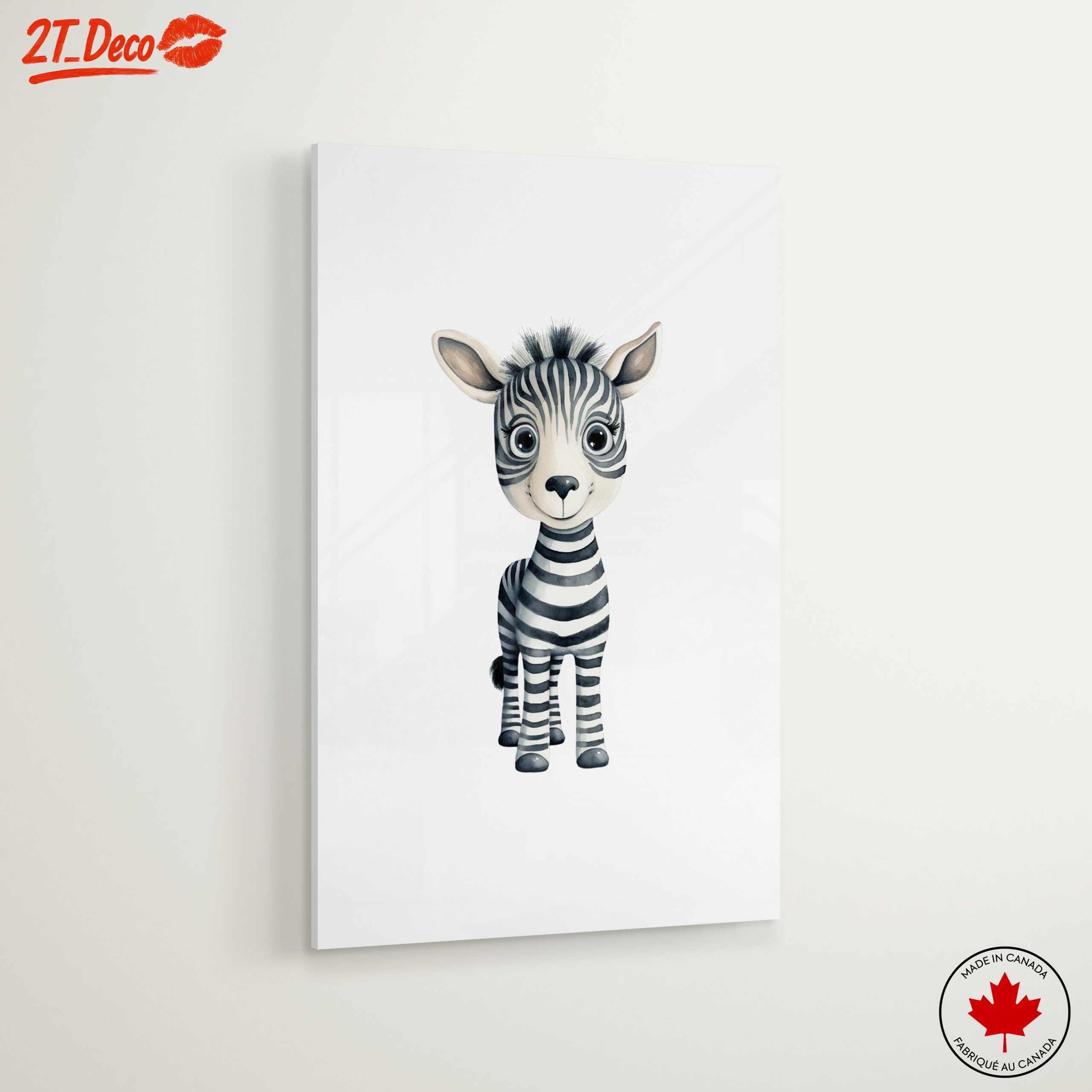 Adorable Cartoon Zebra Character Art - Image 6
