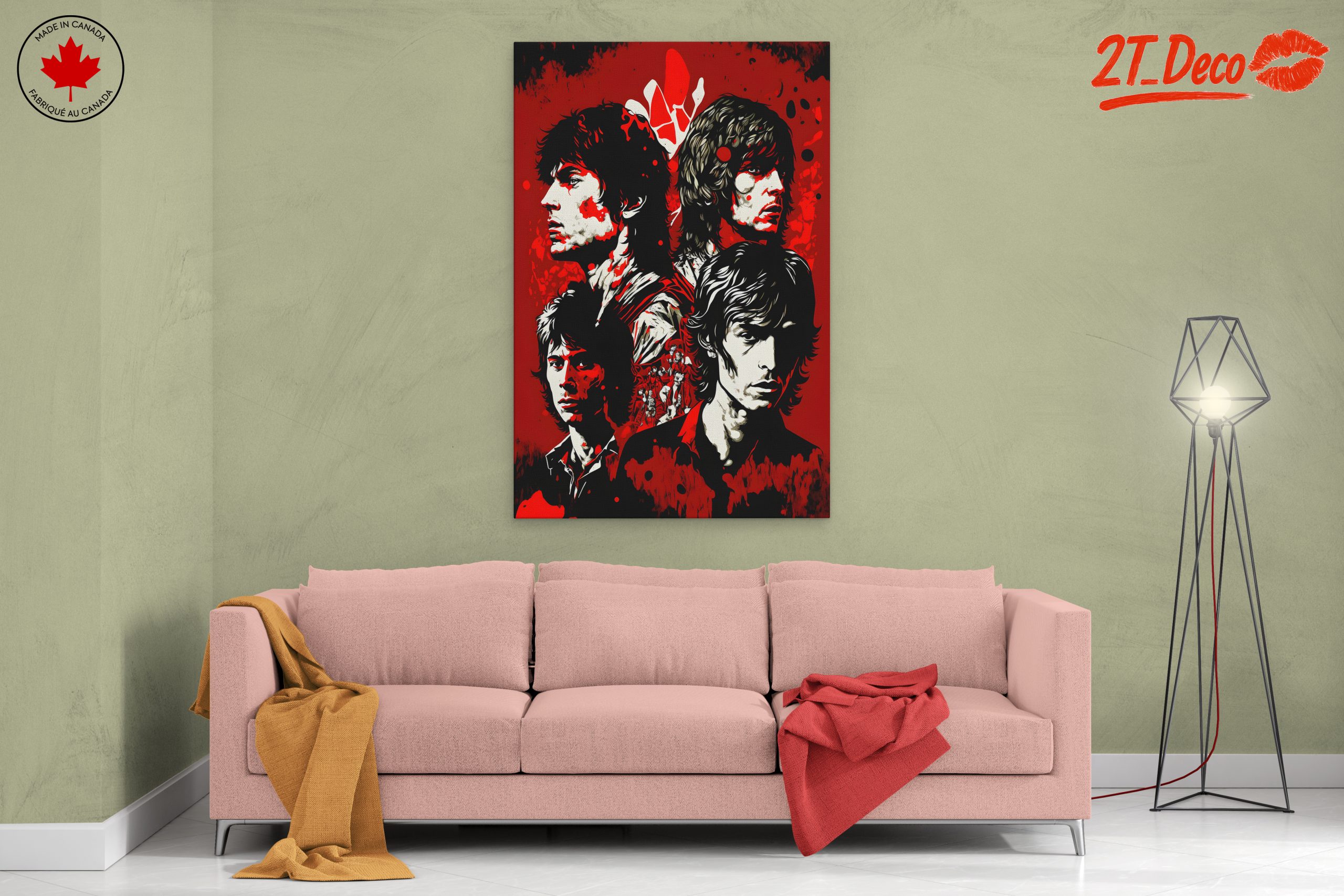 Stylized Artistic Representation of Music Icons - Image 2