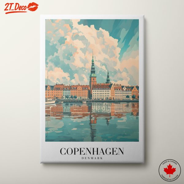 Copenhagen Cityscape Art