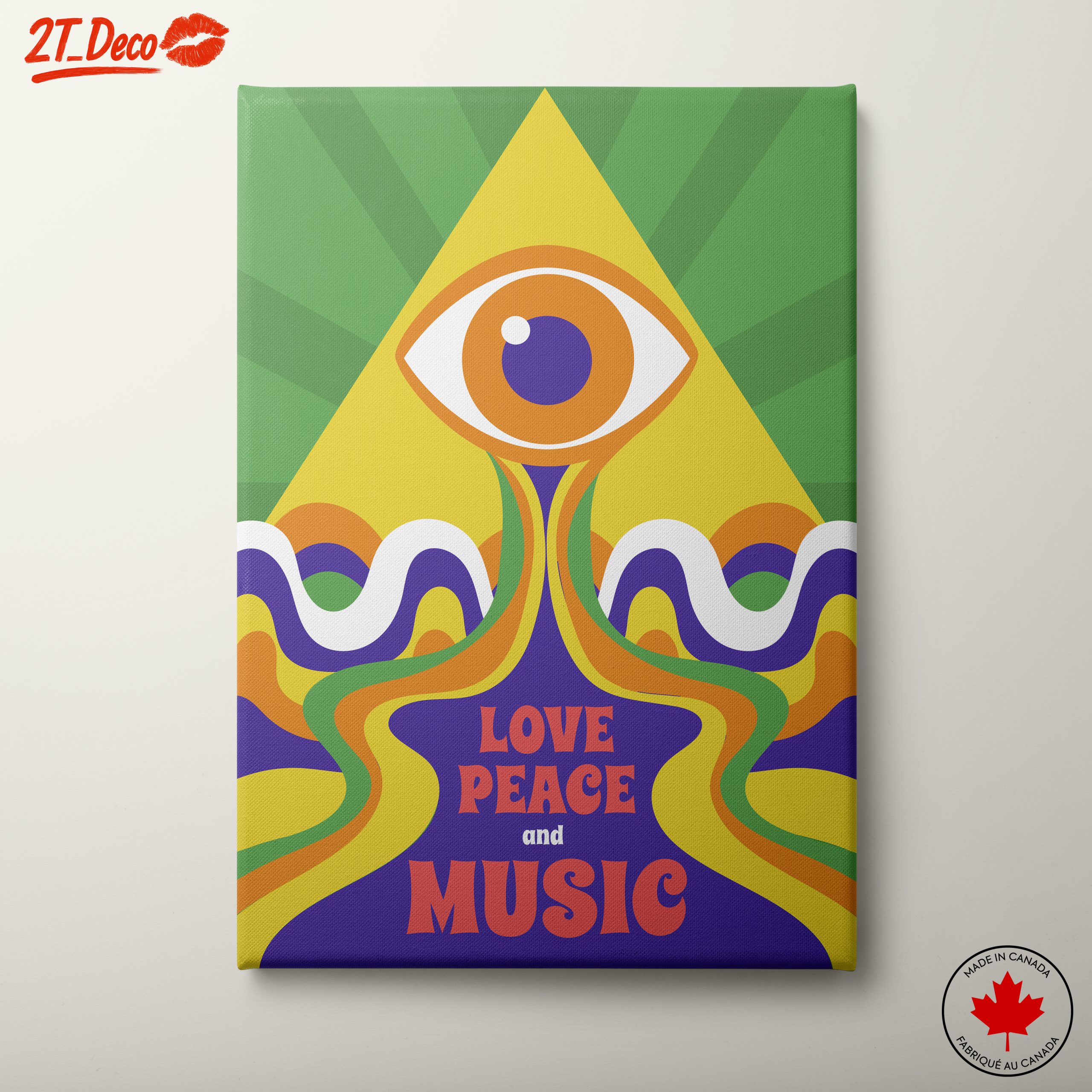Colorful Eye-Catching Contemporary Pop Art