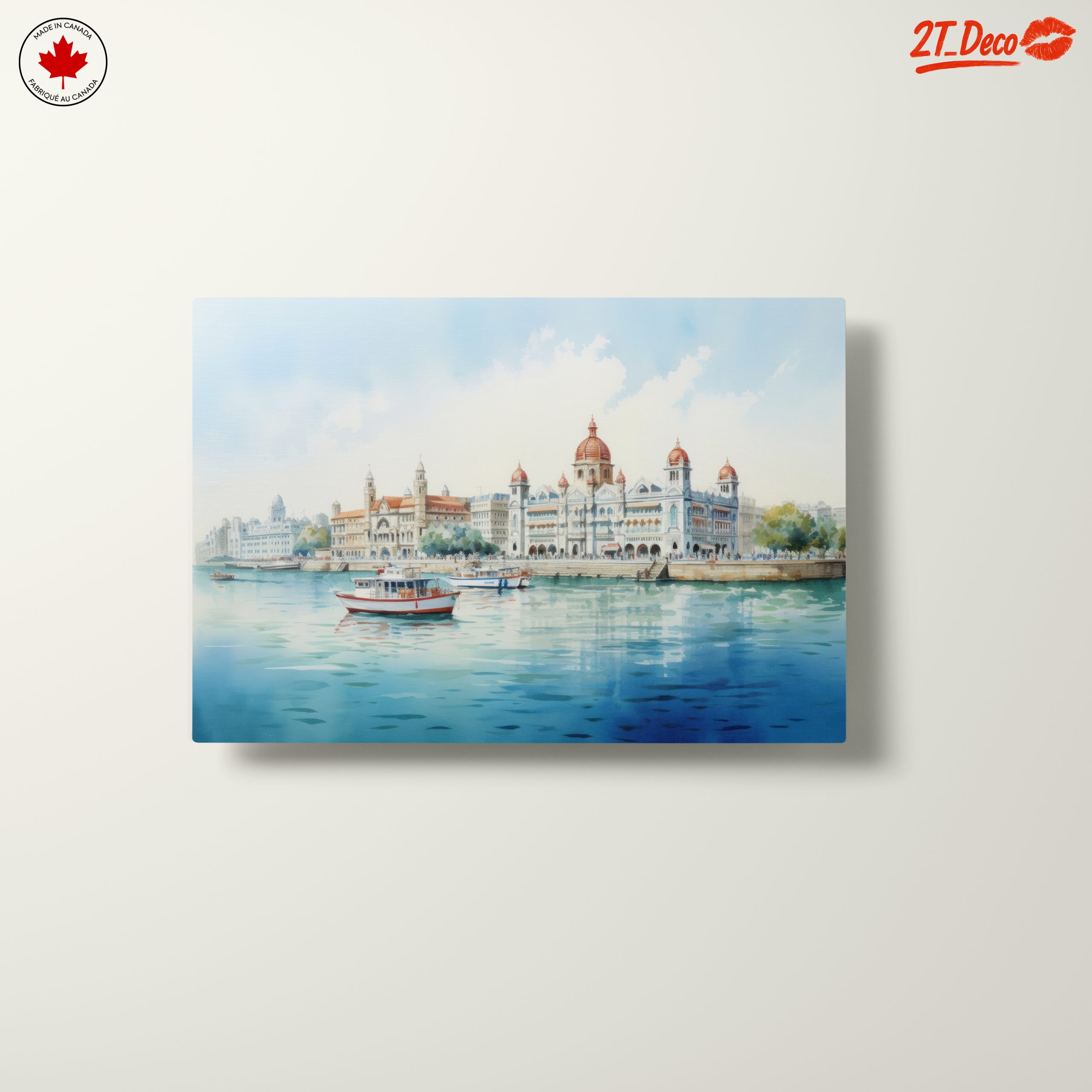 Peaceful Cityscape Over Water - Image 10