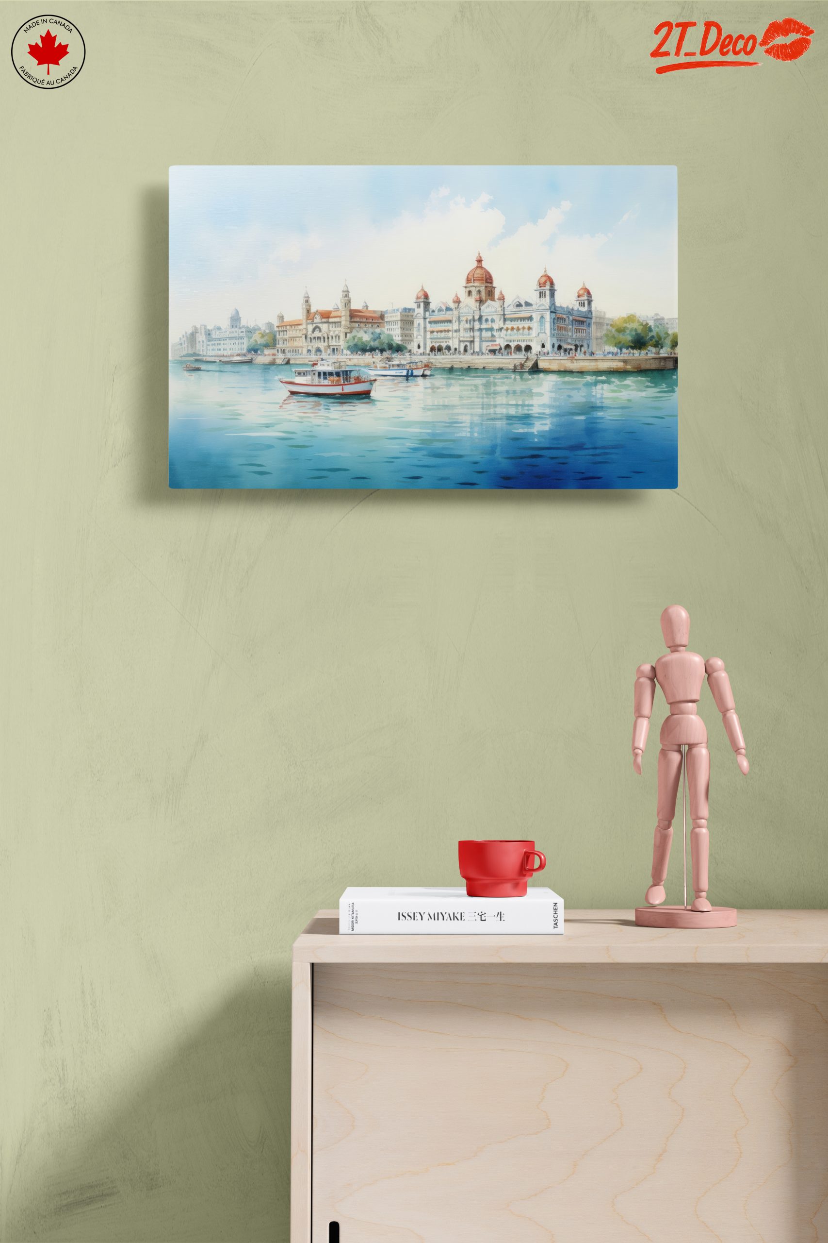 Peaceful Cityscape Over Water - Image 14
