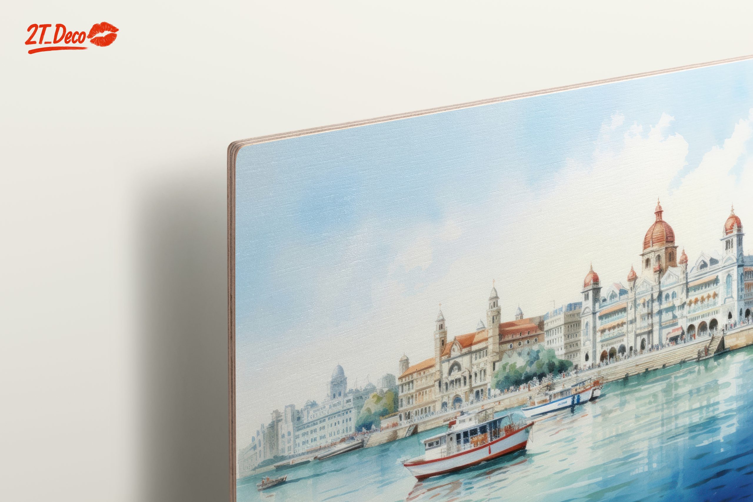 Peaceful Cityscape Over Water - Image 15