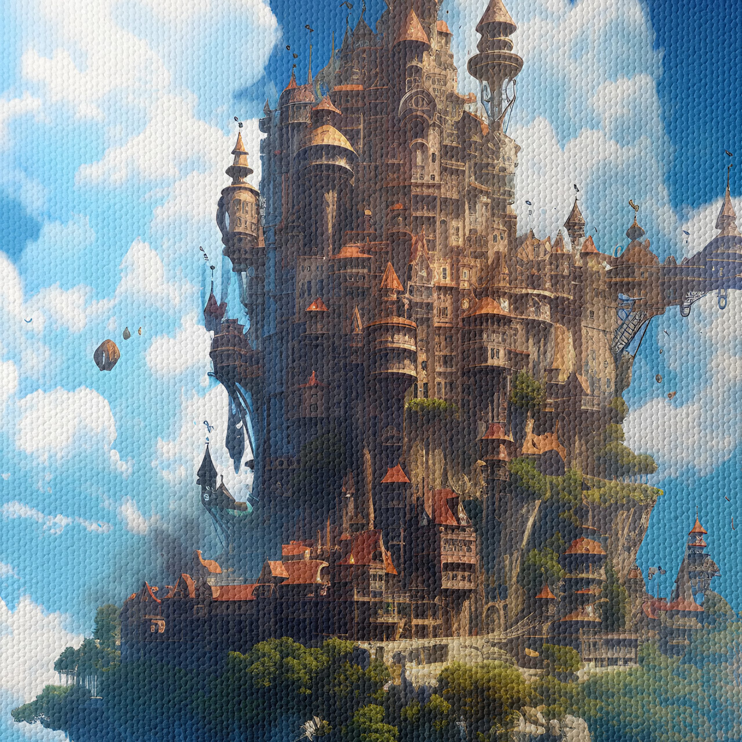 Floating Fantasy City in the Sky - Image 4