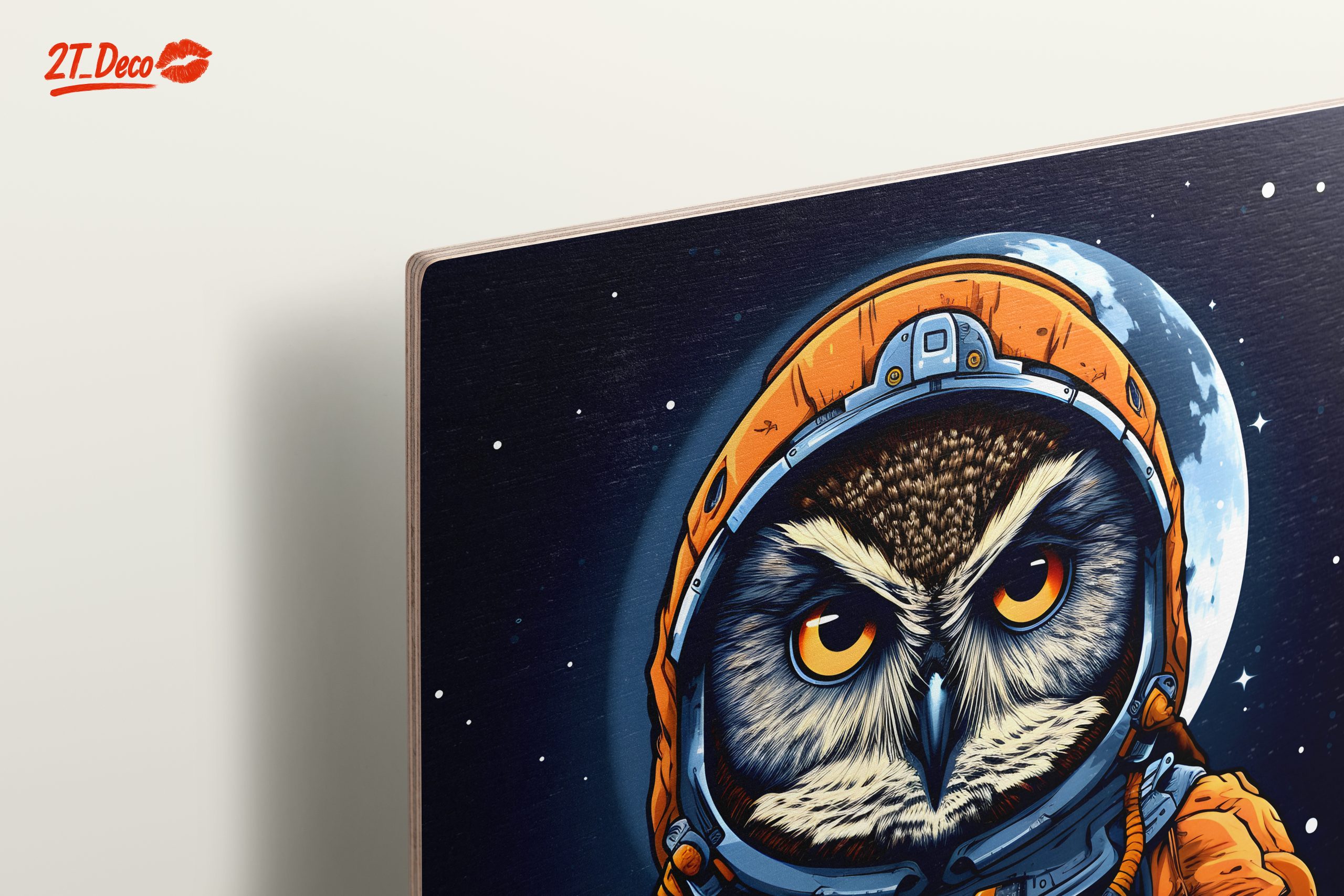 Owl Astronaut in Space Artwork - Image 15
