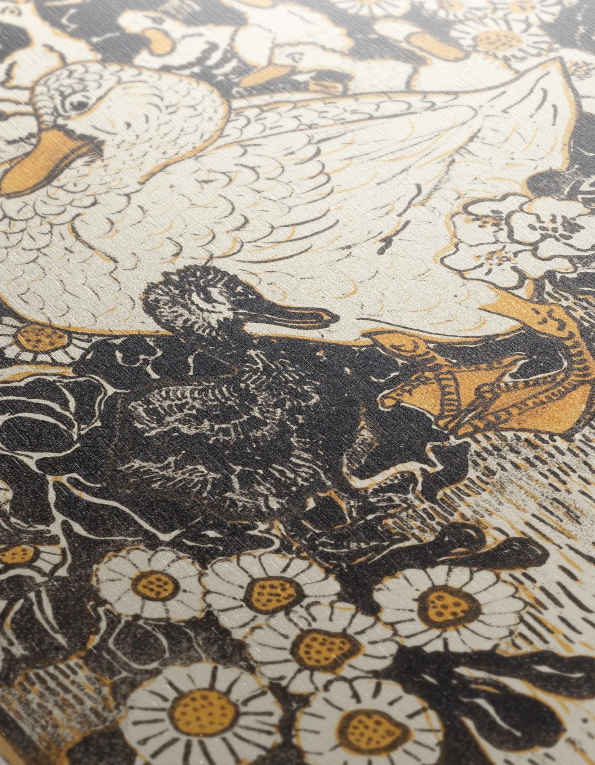 Charming Duck and Ducklings Among Blossoms - Image 12