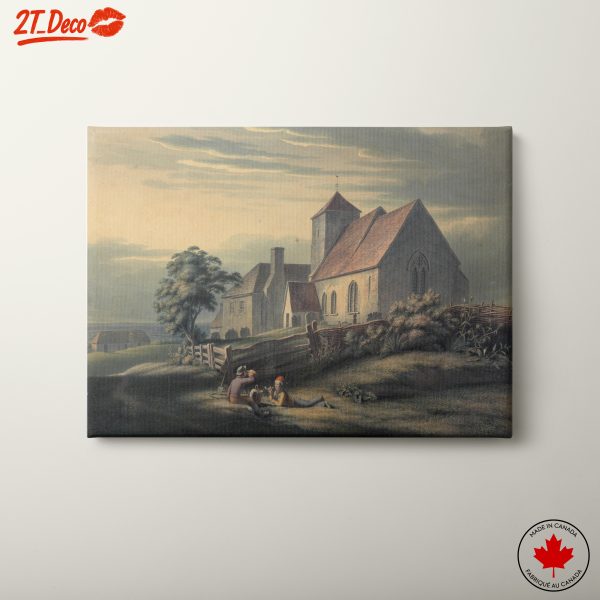 Serene Nature Landscape with a Church