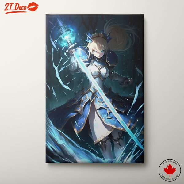 Epic Fantasy Character with Sword