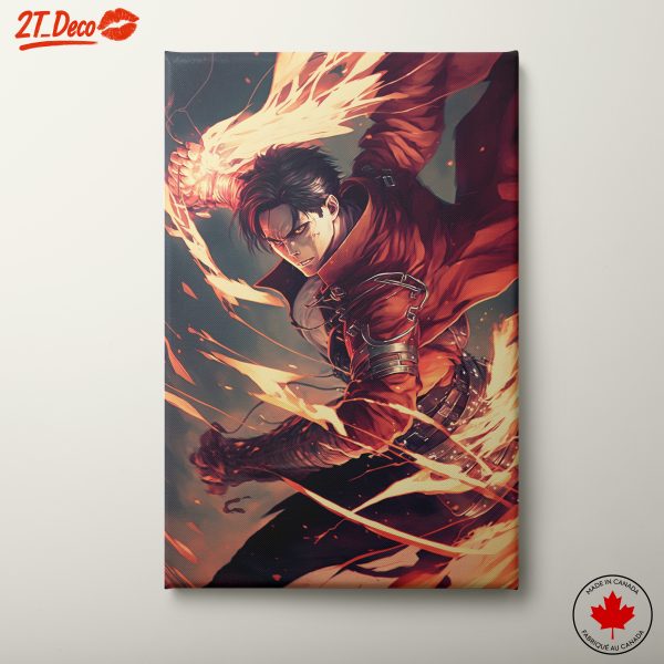 Dynamic Anime Action Character Art