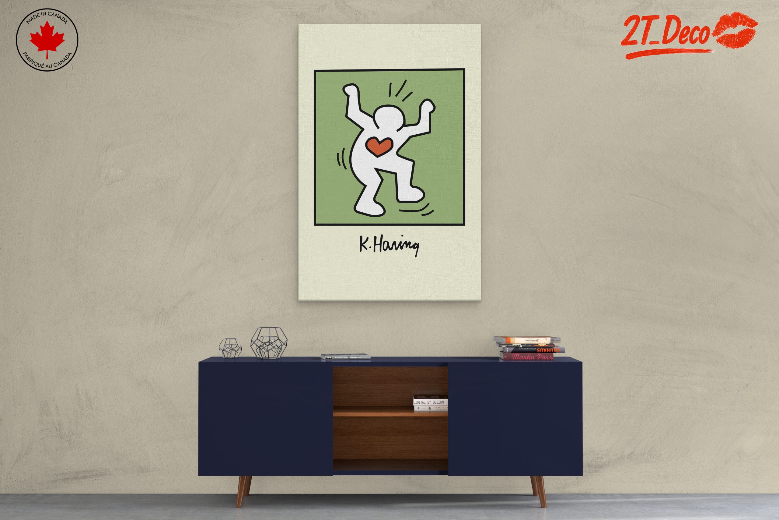 Playful Contemporary Pop Art with Heart - Image 3