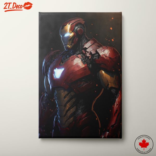 Dynamic Iron Character Art