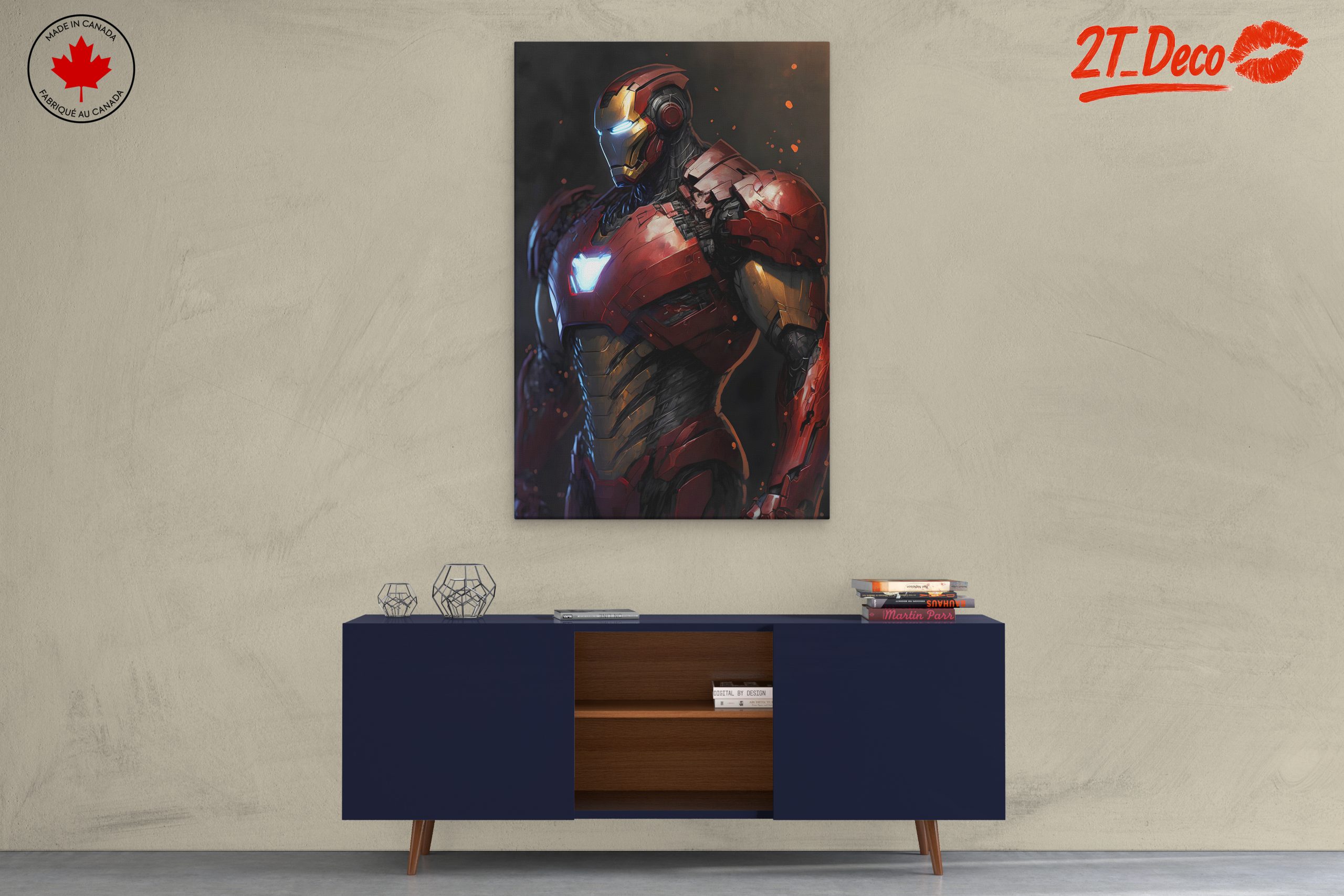 Dynamic Iron Character Art - Image 3