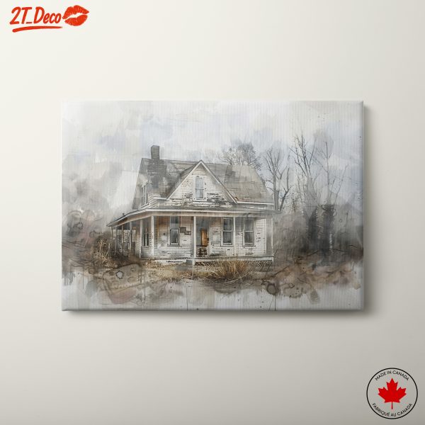 Abstract Representation of a Dilapidated House