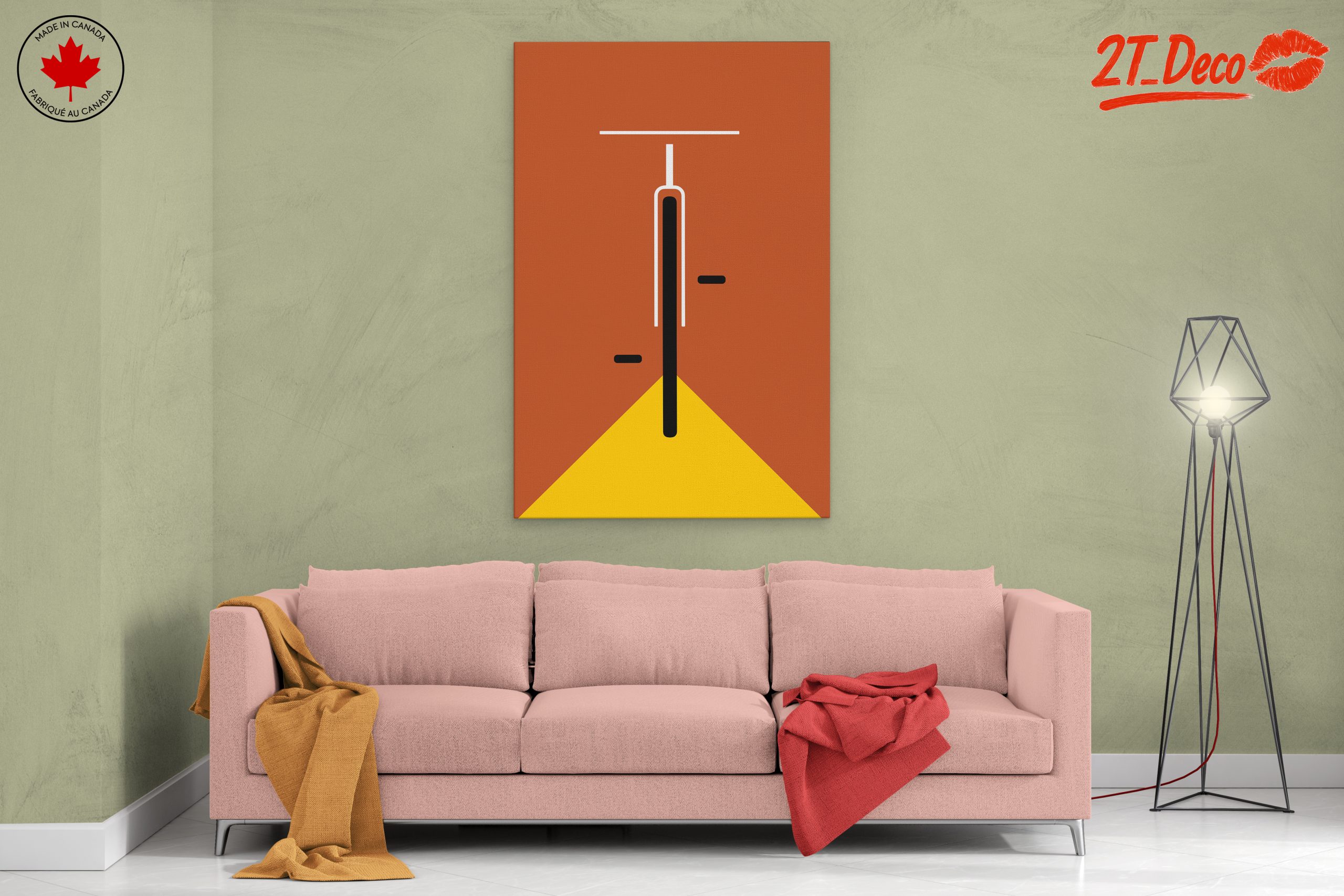 Geometric Minimalist Artwork Featuring Bold Shapes - Image 2