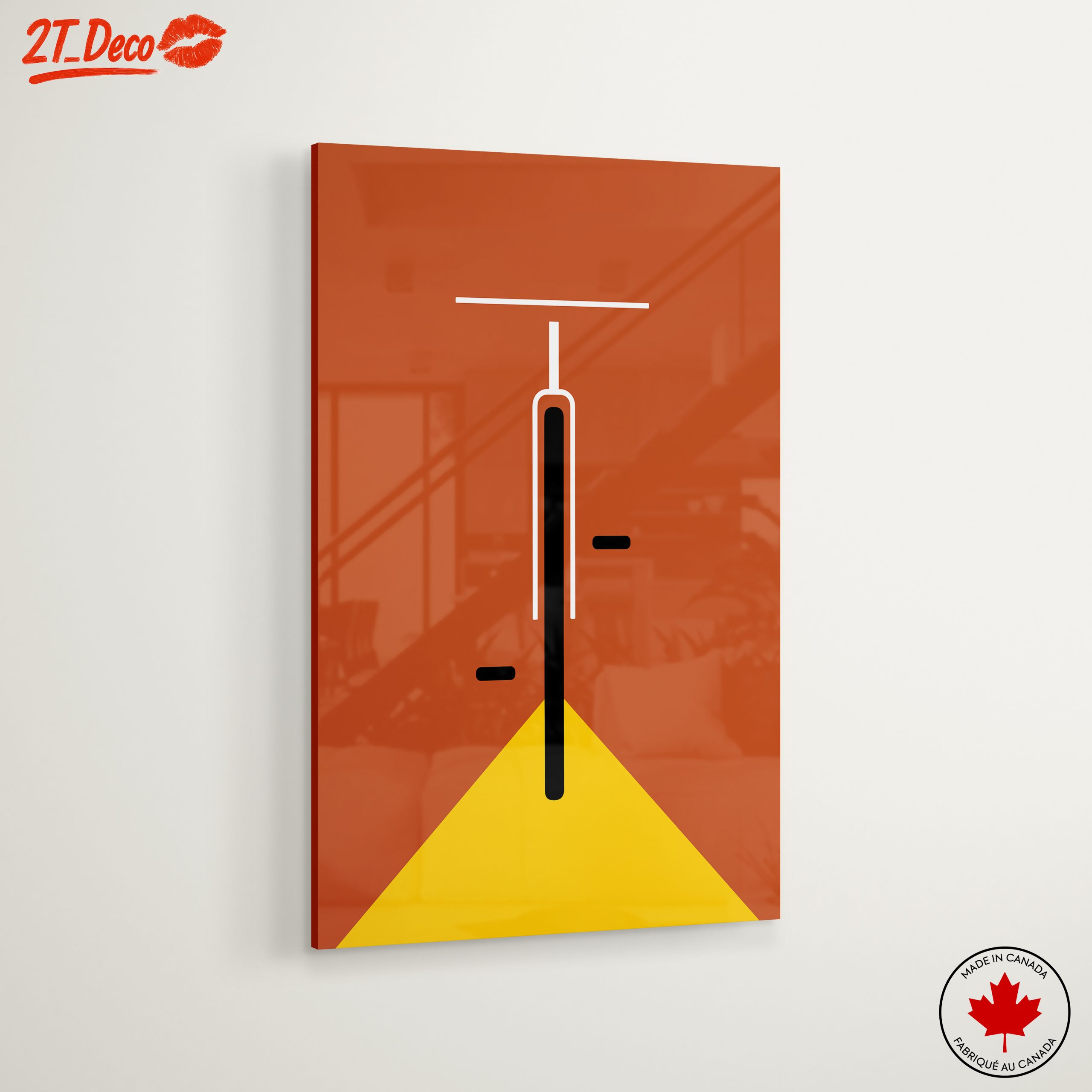 Geometric Minimalist Artwork Featuring Bold Shapes - Image 6
