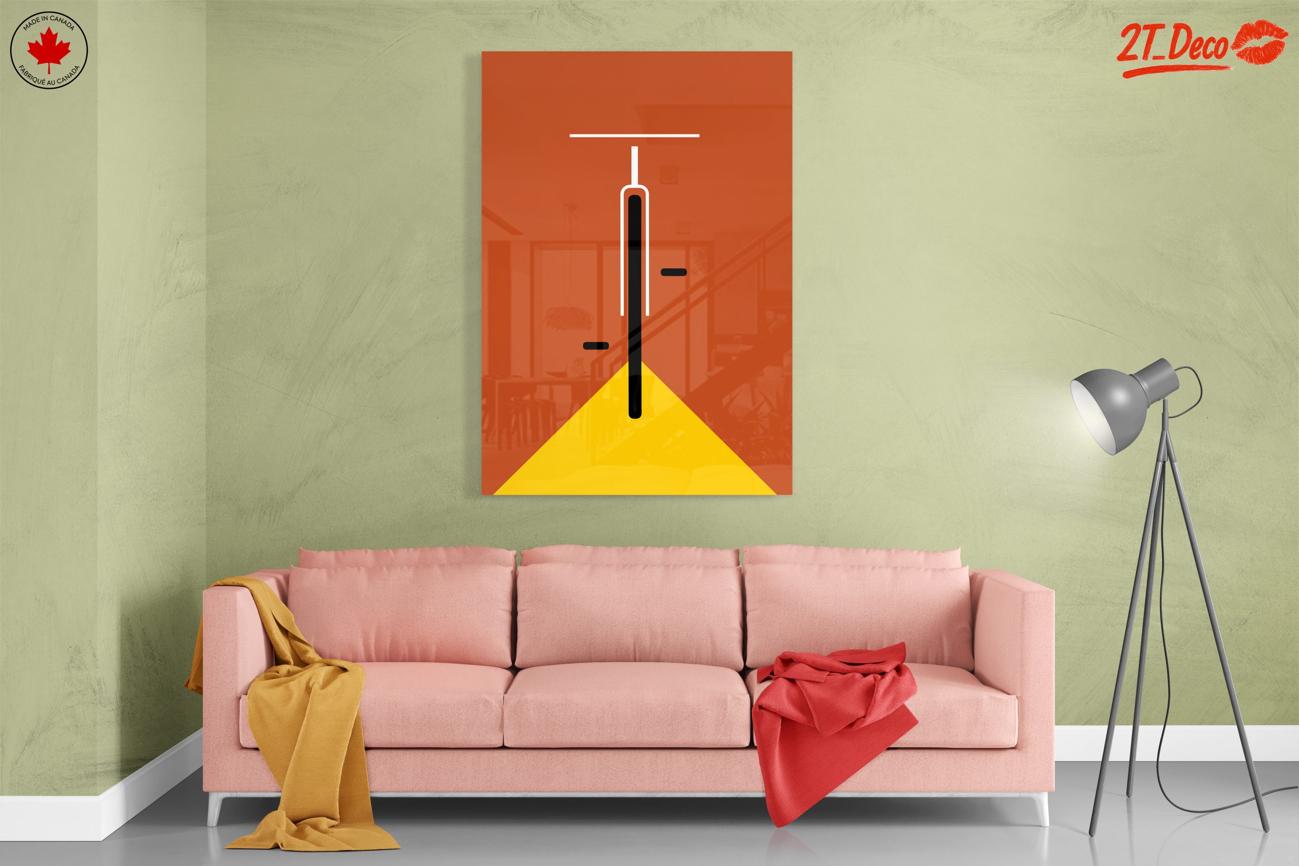 Geometric Minimalist Artwork Featuring Bold Shapes - Image 7